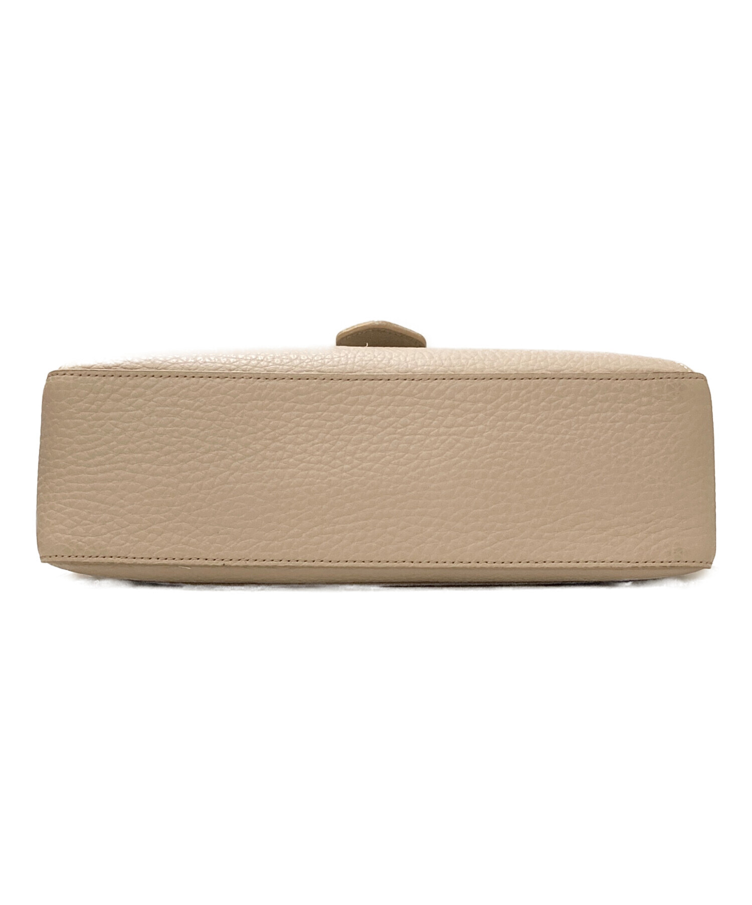 中古・古着通販】FURLA (フルラ) レザーワンショルダーバッグ ベージュ 