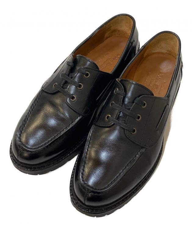 極美品　JALAN SRIWIJAYA ジャランスリワヤ デッキシューズ 中古・古着通販】Jalan Sriwijaya (ジャランスリウァヤ) BLACK CALF