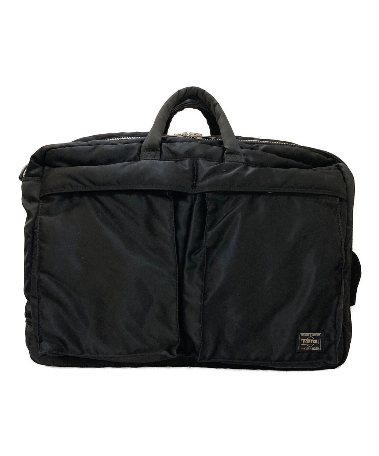 中古・古着通販】PORTER (ポーター) TANKER 3WAY BRIEFCASE ブラック