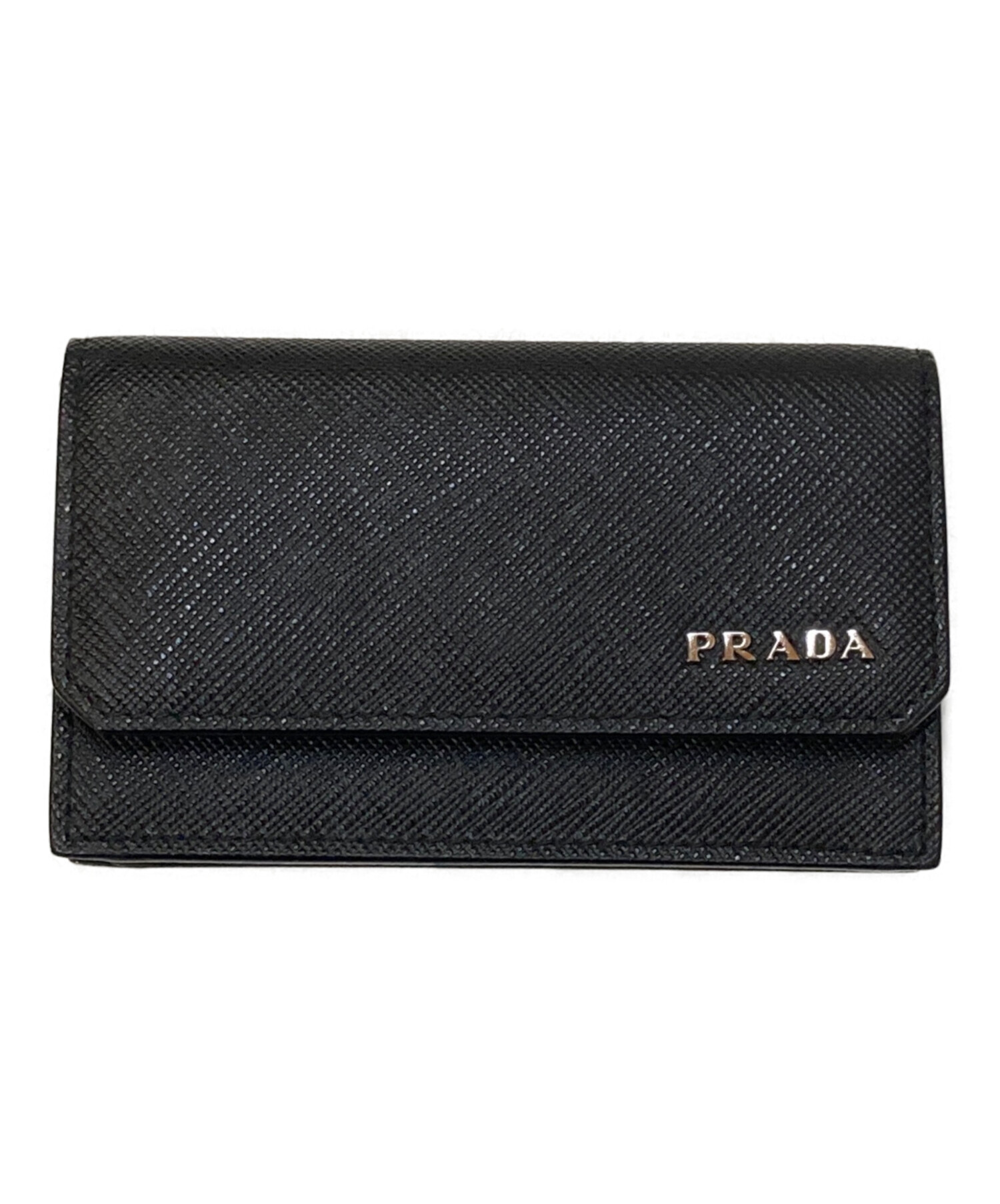 中古・古着通販】PRADA (プラダ) サフィアーノレザー カードケース