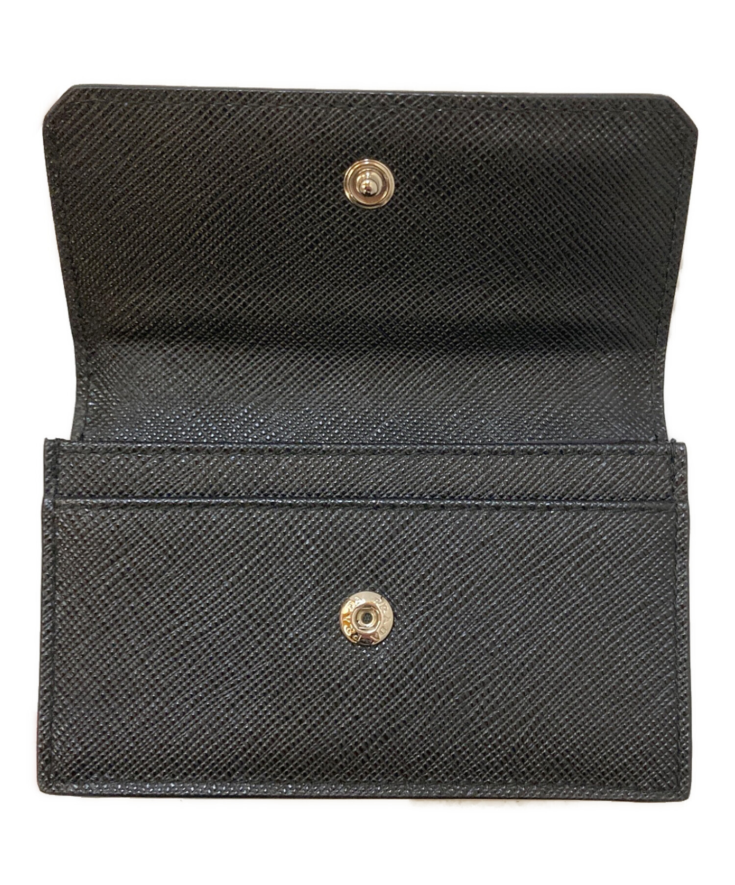 中古・古着通販】PRADA (プラダ) サフィアーノレザー カードケース