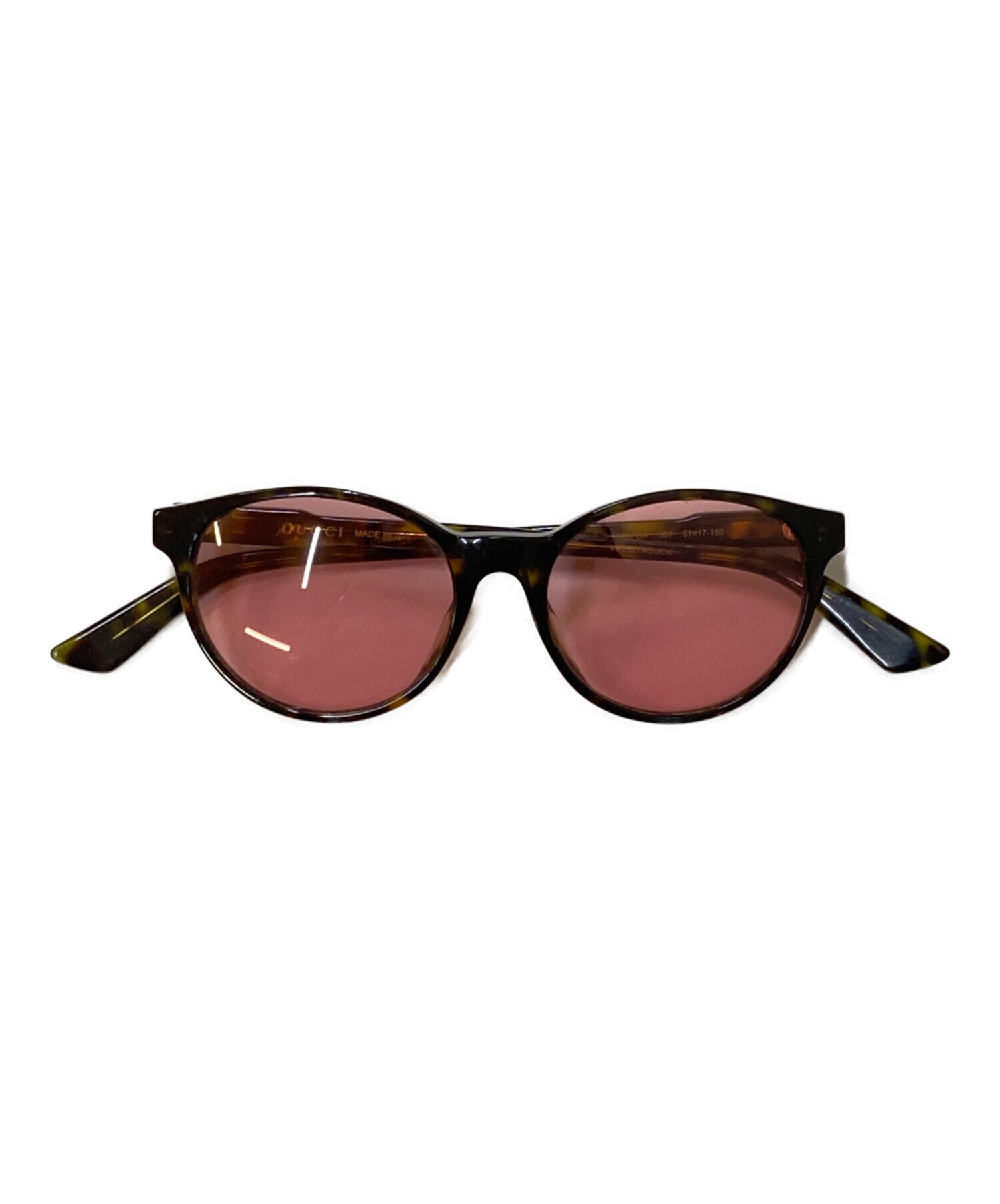 中古・古着通販】GUCCI (グッチ) インターロッキングG カラーレンズ