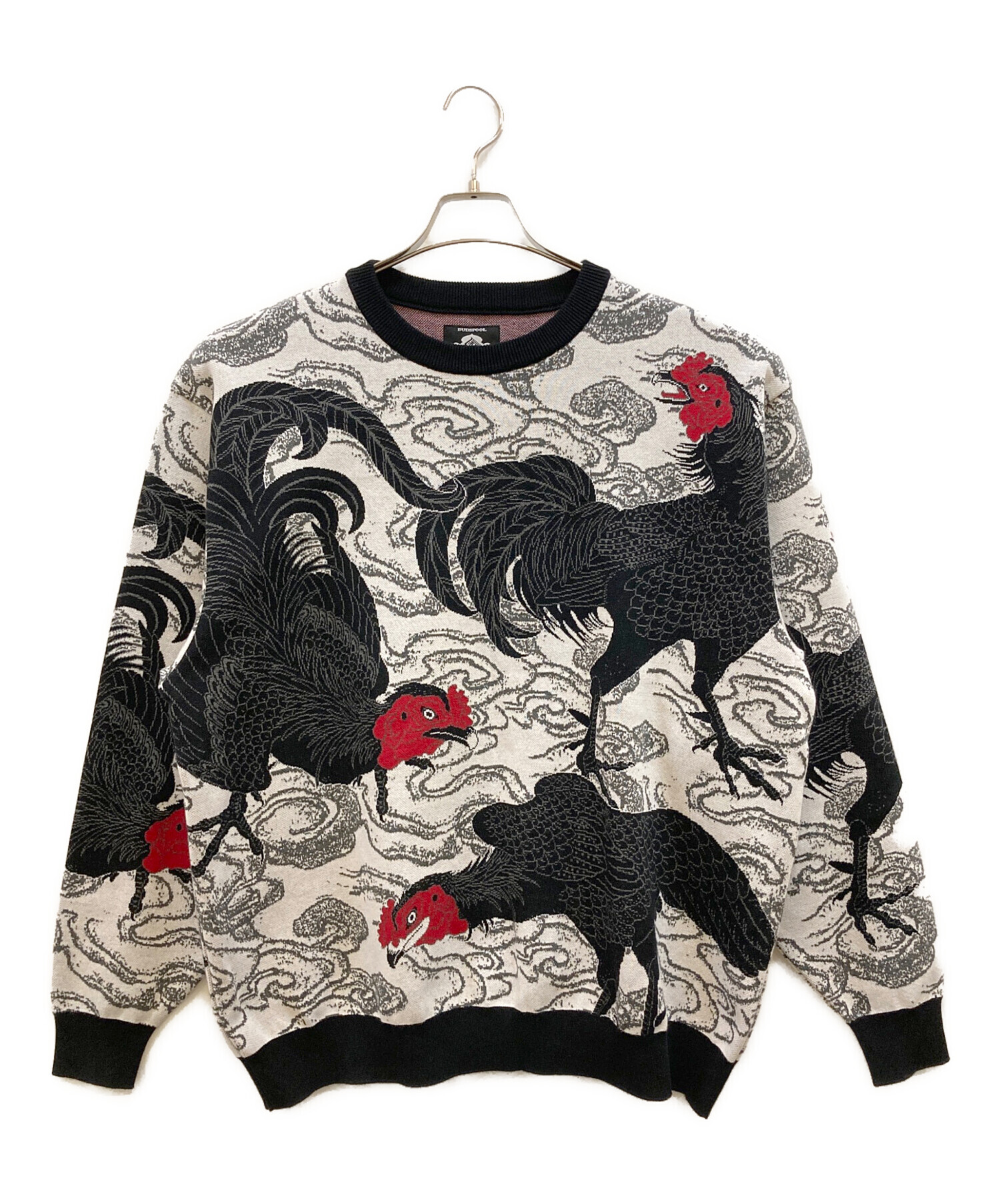 F*C様 GAKKIN BUDSPOOL JACQUARD NECK SWEAT 中古・古着通販】GAKKIN BUDSPOOL (ガッキン バッズプール) 渦軍鶏