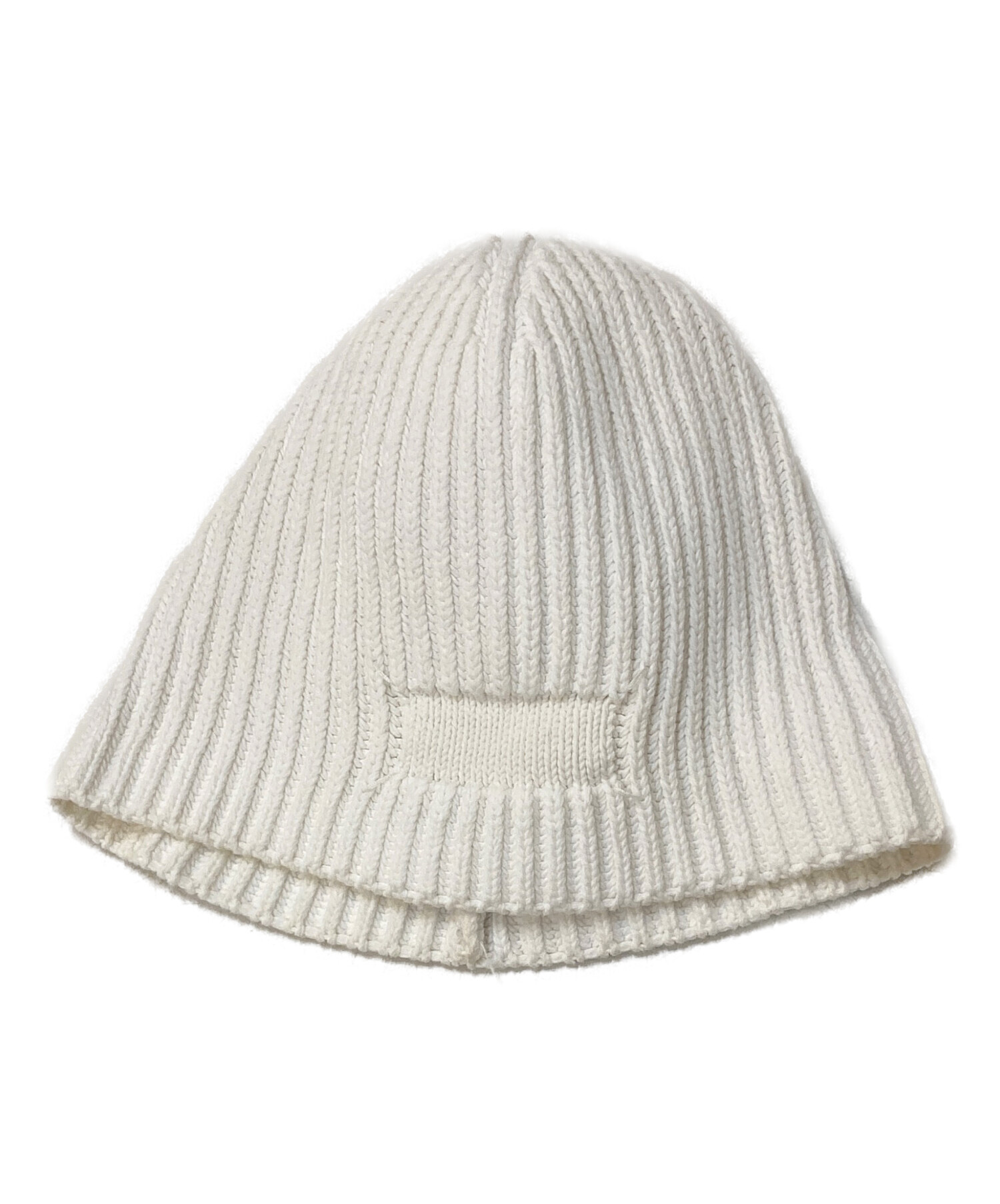新品タグ付き　MM6 Maison Margiela 定番ニット帽 ホワイト 中古・古着通販】Maison Margiela (メゾンマルジェラ) 4つタグ