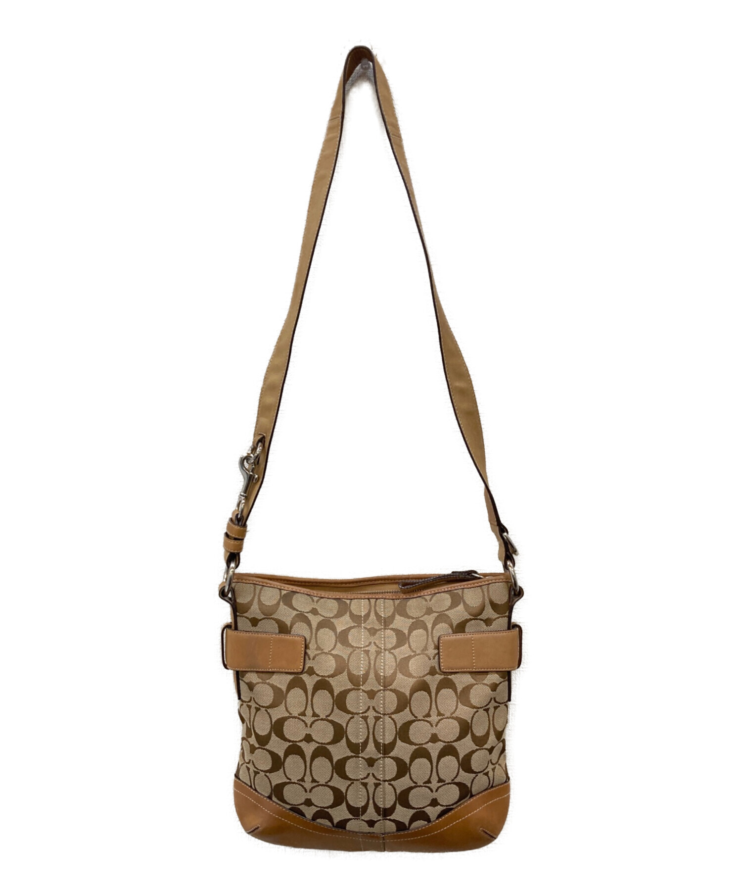 中古・古着通販】COACH (コーチ) ショルダーバッグ ブラウン｜ブランド
