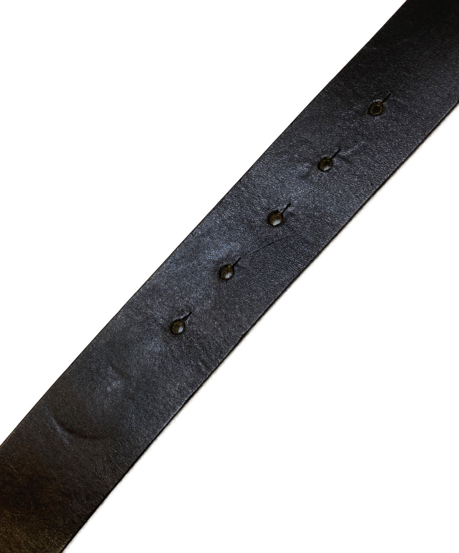 中古・古着通販】DIESEL (ディーゼル) Dロゴバックル レザーベルト