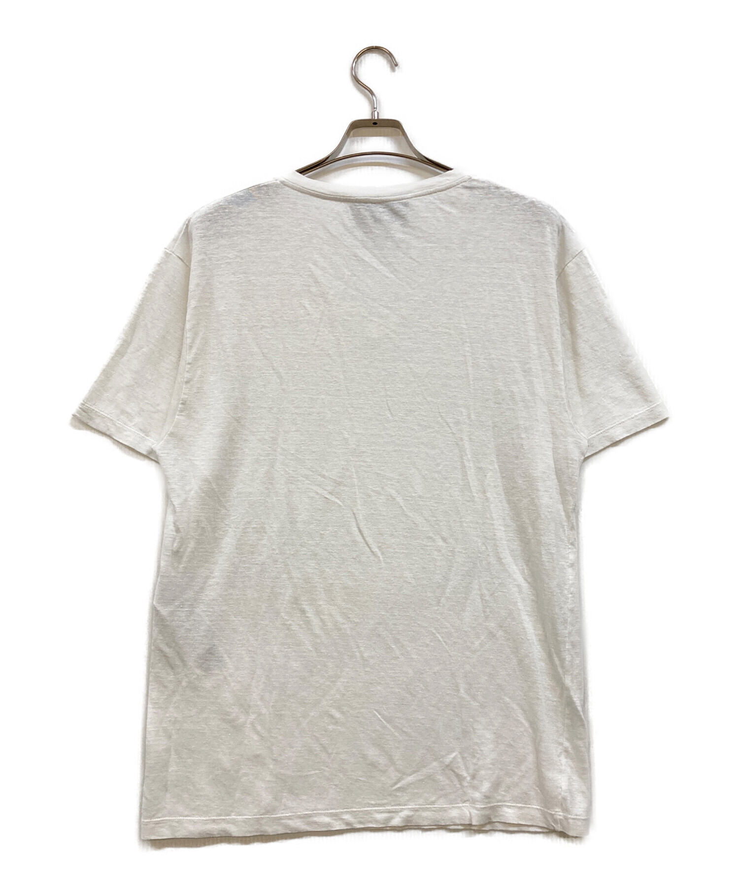 GUCCI 古着 GUCCI グッチ イタリア製 半袖 Vネック Tシャツ M グレー 