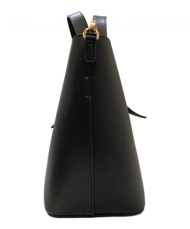 新品未使用品　CHARLES & KEITH ダブルハンドルスラウチーバッグ　黒 中古・古着通販】CHARLES & KEITH (チャールズアンドキース) ポーチ