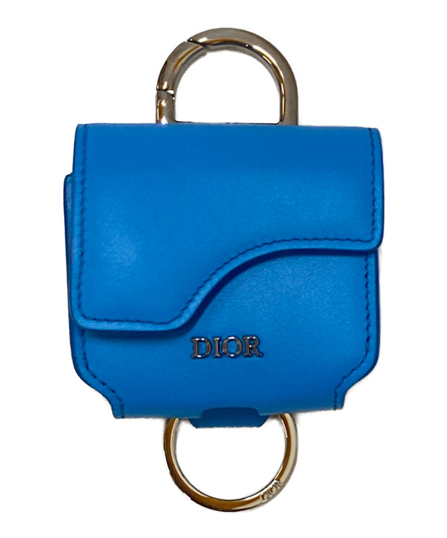 梁瀬♡ディオール オブリーク　サドル　AirPods Pro ケース 中古・古着通販】DIOR (ディオール) サドル Air Pods Proケース ブルー