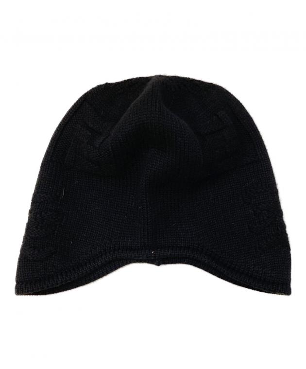 中古・古着通販】FENDI (フェンディ) FFロゴニット帽 ブラック