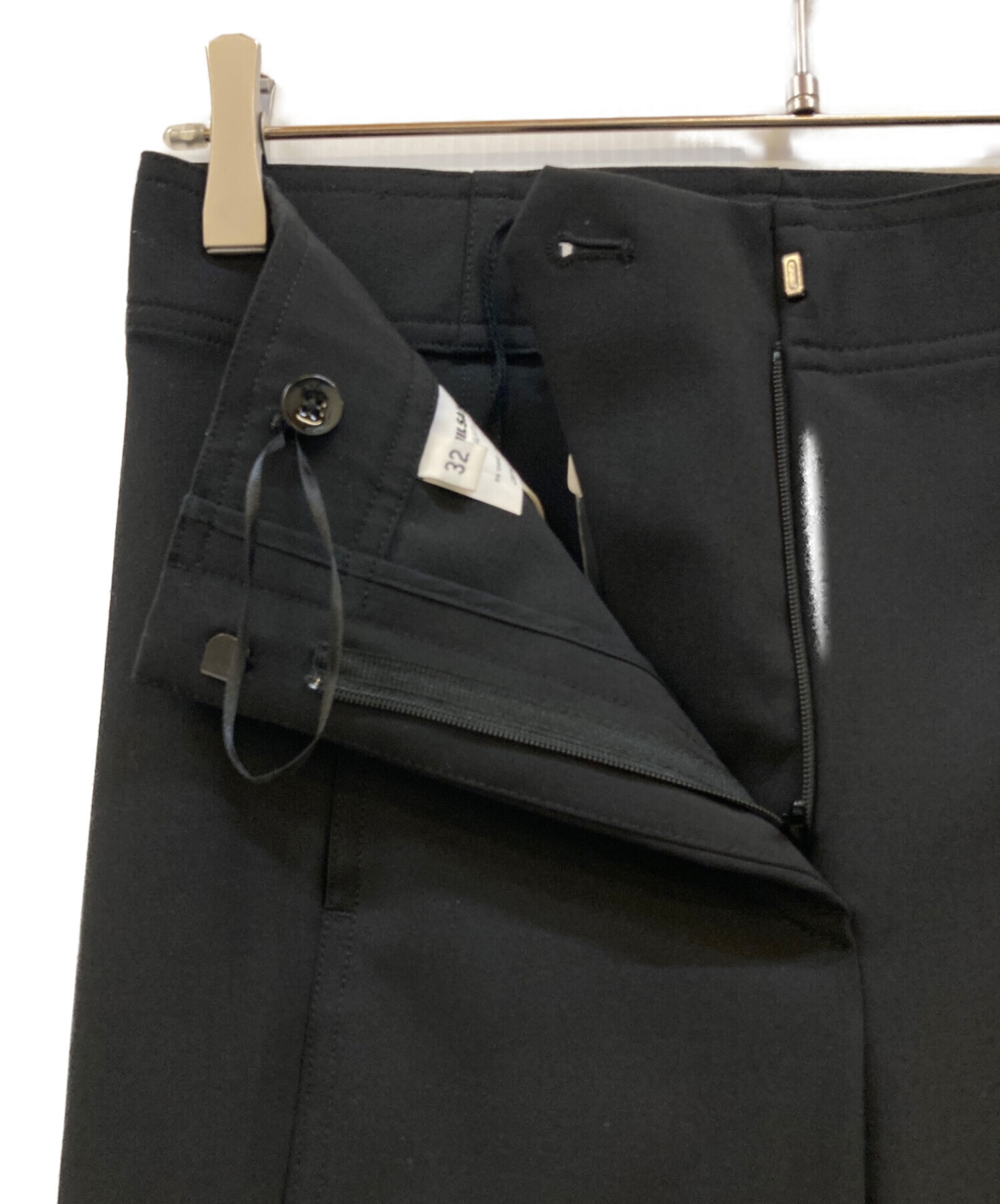 JILSANDER 裾ジップスラックスロングパンツ 中古・古着通販】JIL SANDER (ジルサンダー) 裾ジップスラックス