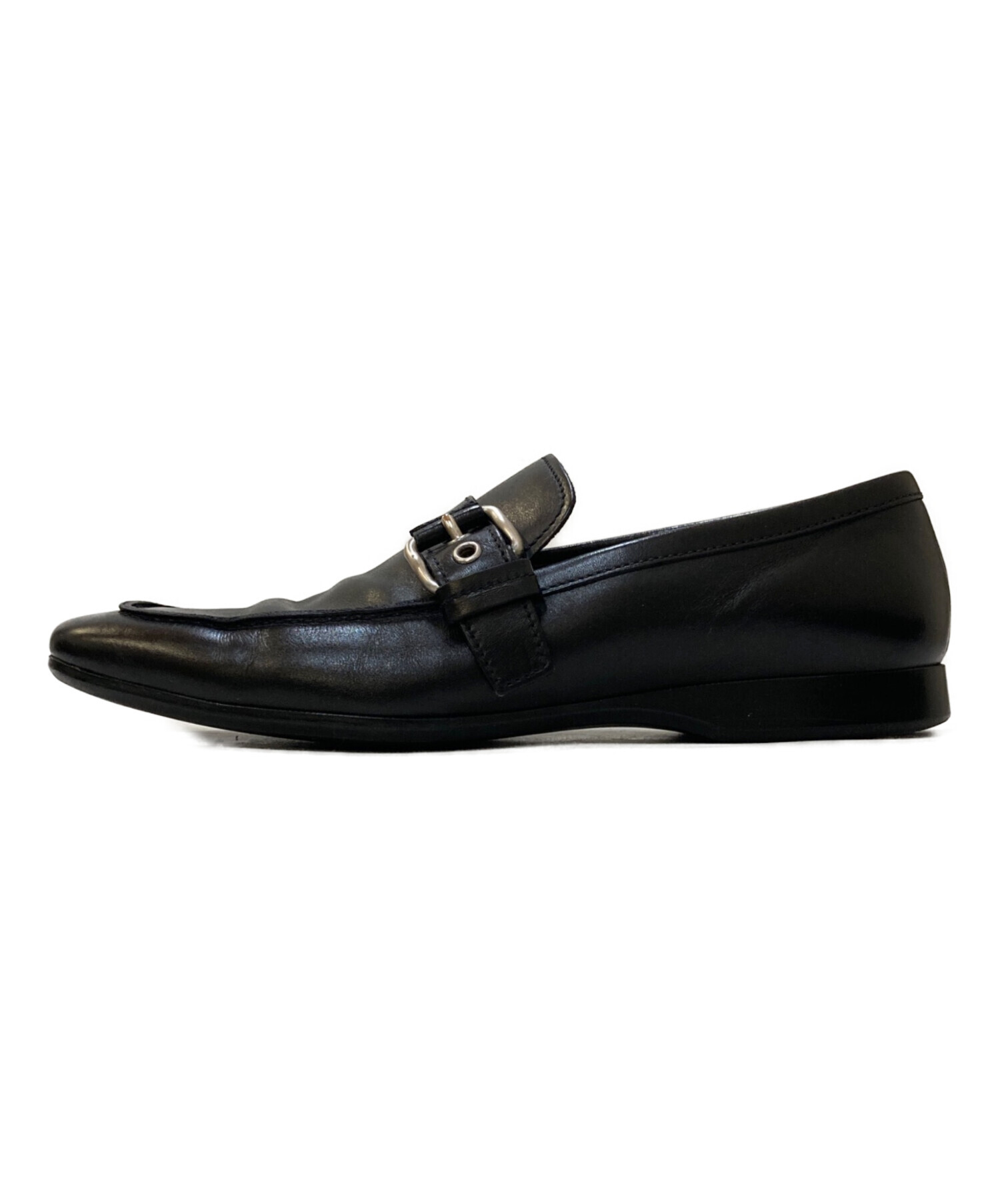 中古・古着通販】PRADA (プラダ) 00's ベルトデザイン スクエアトゥ