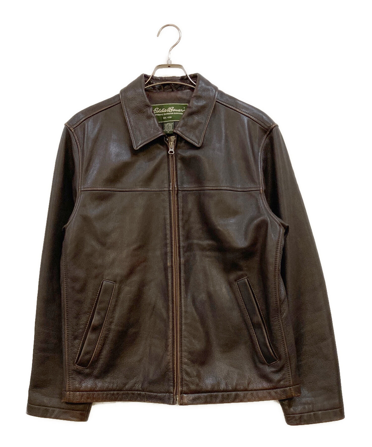 中古・古着通販】Eddie Bauer (エディーバウアー) 00's カウレザー