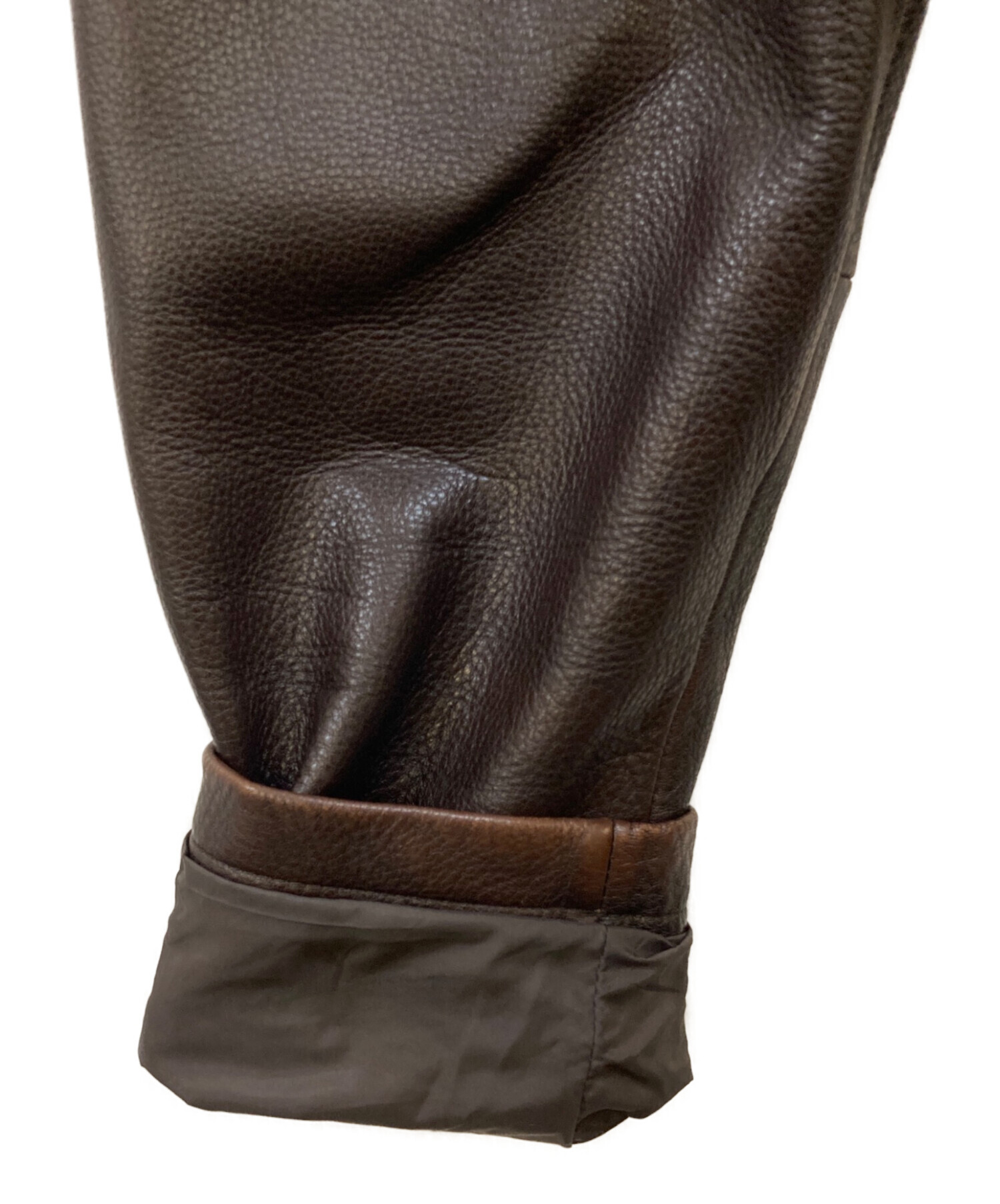中古・古着通販】Eddie Bauer (エディーバウアー) 00's カウレザー