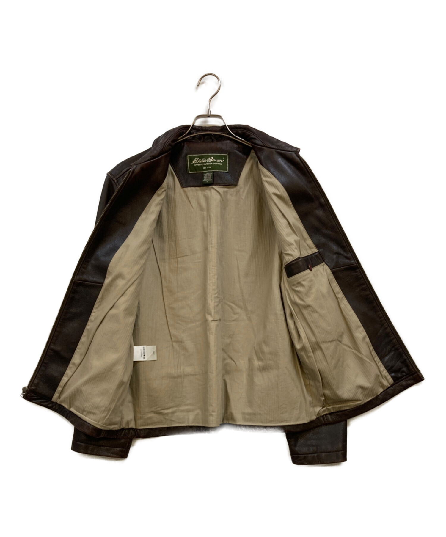 中古・古着通販】Eddie Bauer (エディーバウアー) 00's カウレザー