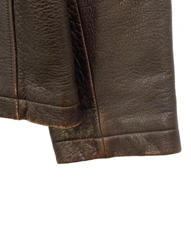 中古・古着通販】Eddie Bauer (エディーバウアー) 00's カウレザー