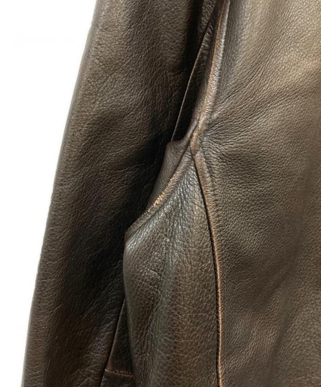 中古・古着通販】Eddie Bauer (エディーバウアー) 00's カウレザー