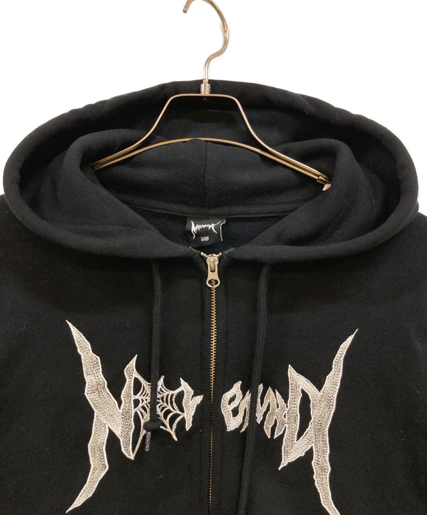 中古・古着通販】Noremid (ノーリミッド) ジップパーカー ブラック
