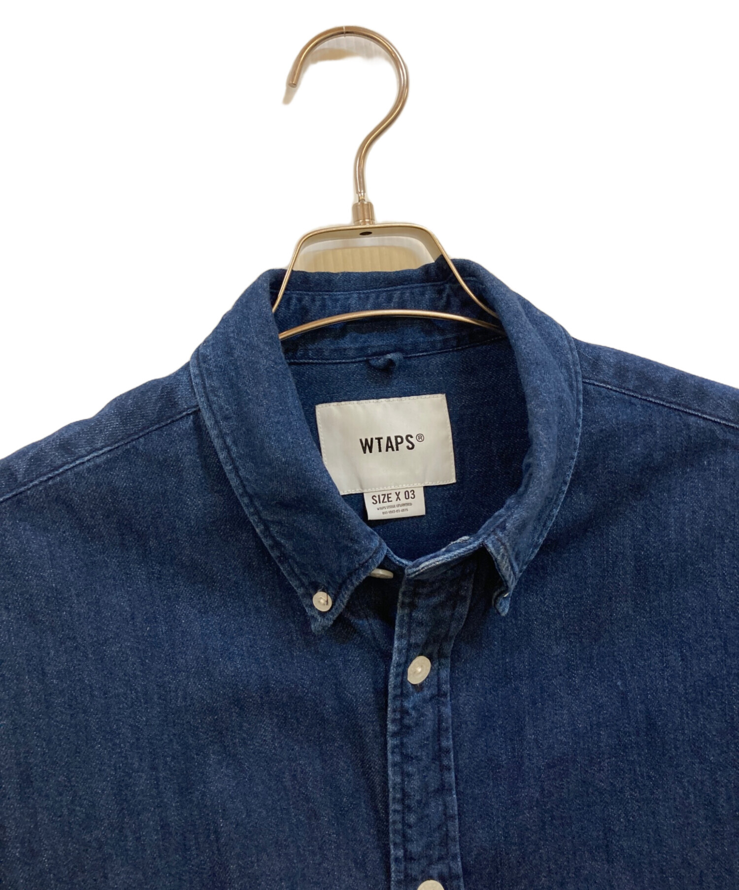 中古・古着通販】WTAPS (ダブルタップス) BD 04 LS COTTON DENIM