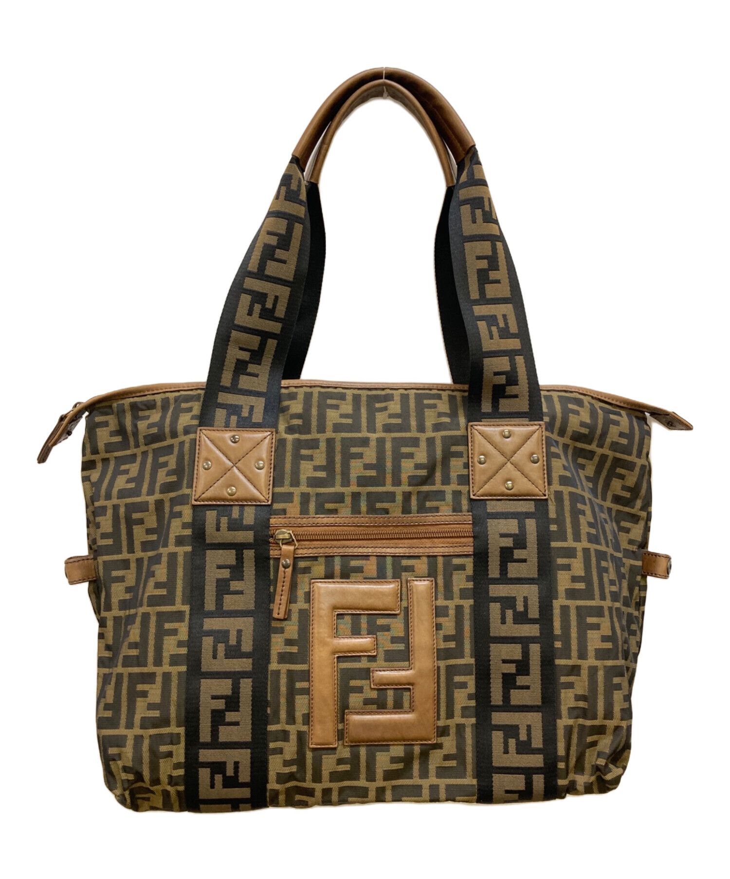 中古・古着通販】FENDI (フェンディ) ズッカ柄 トートバッグ ベージュ