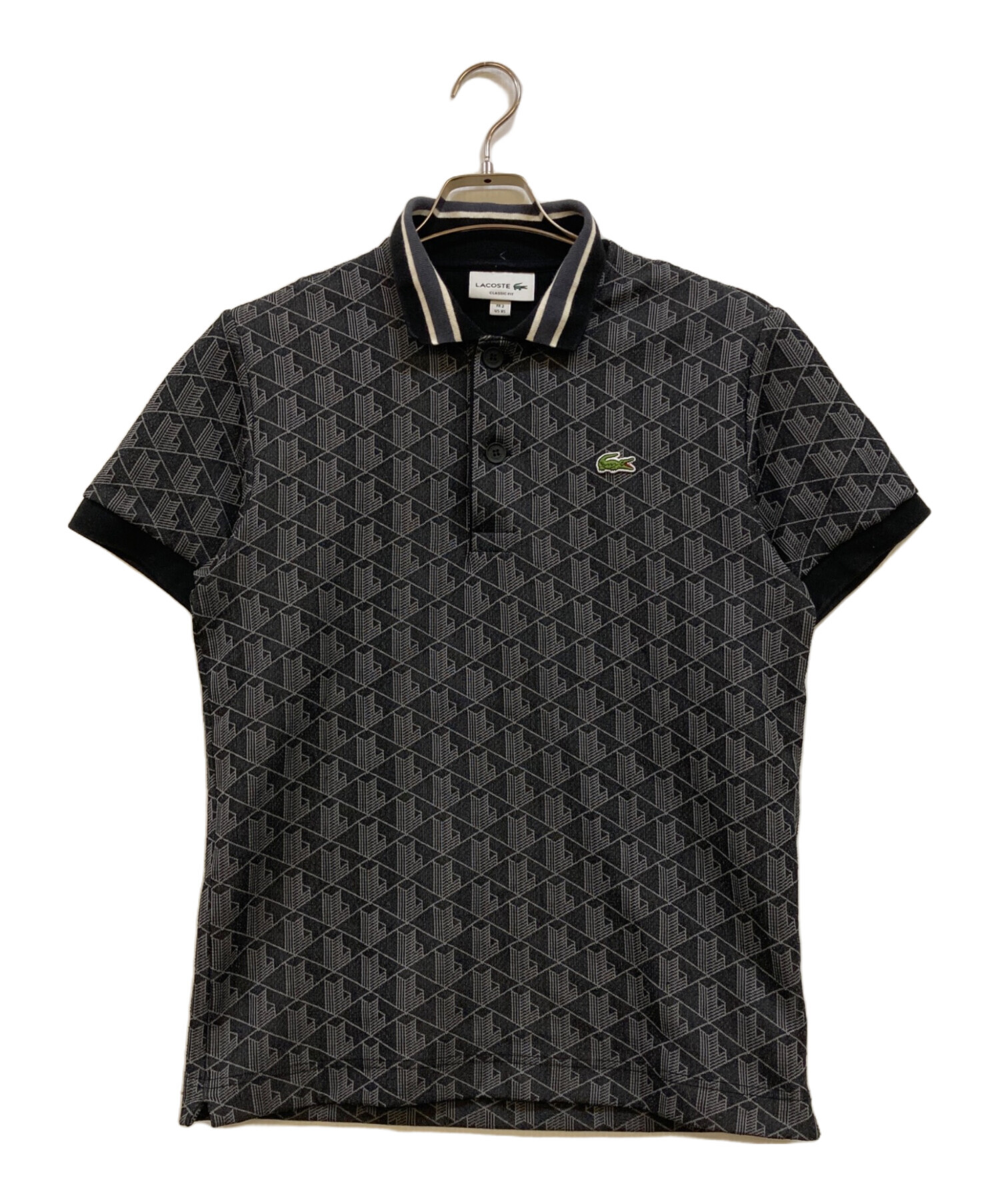 #### klroud2568です #### 中古・古着通販】LACOSTE (ラコステ) モノグラムジャガードポロシャツ