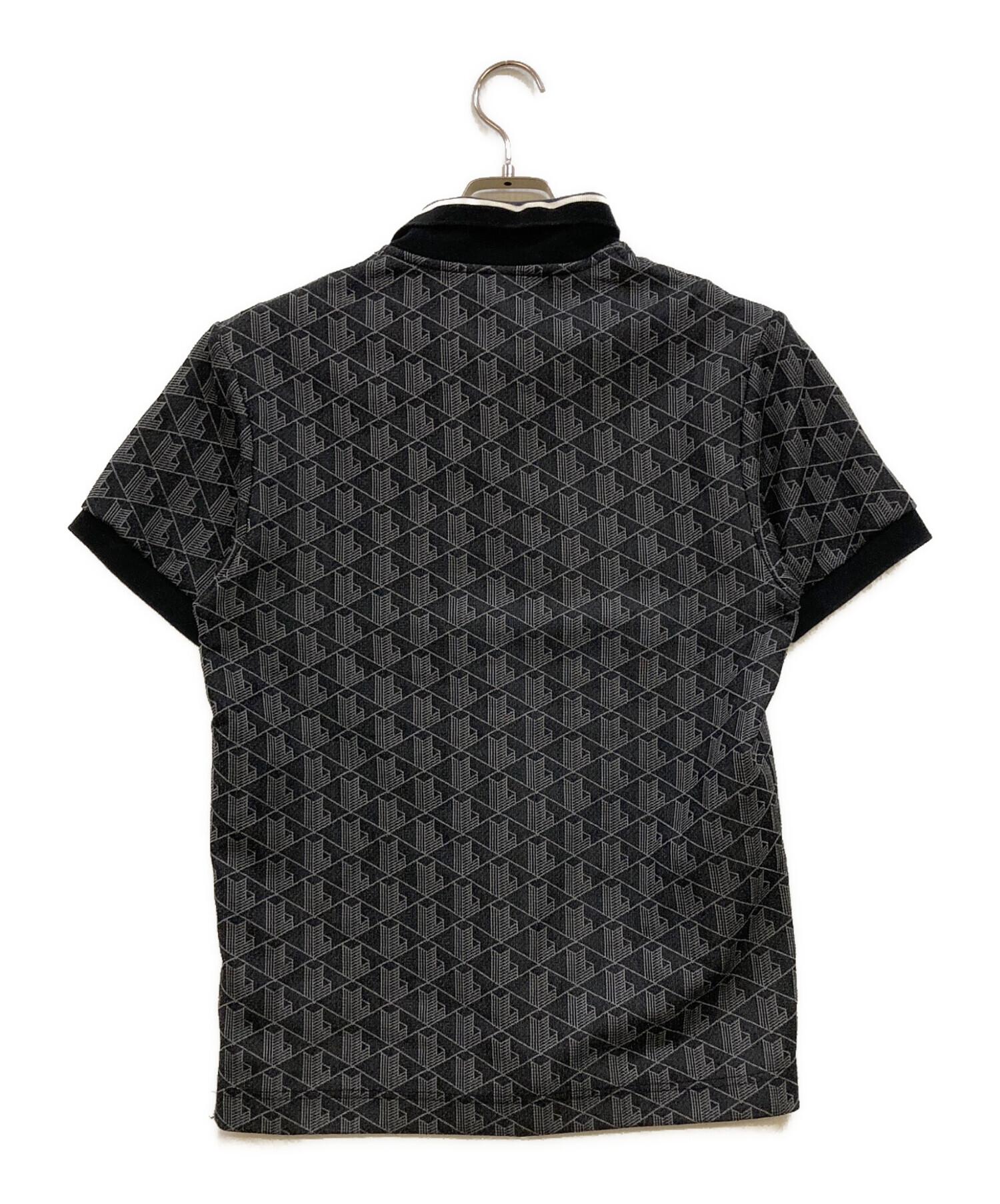 中古・古着通販】LACOSTE (ラコステ) モノグラムジャガードポロシャツ