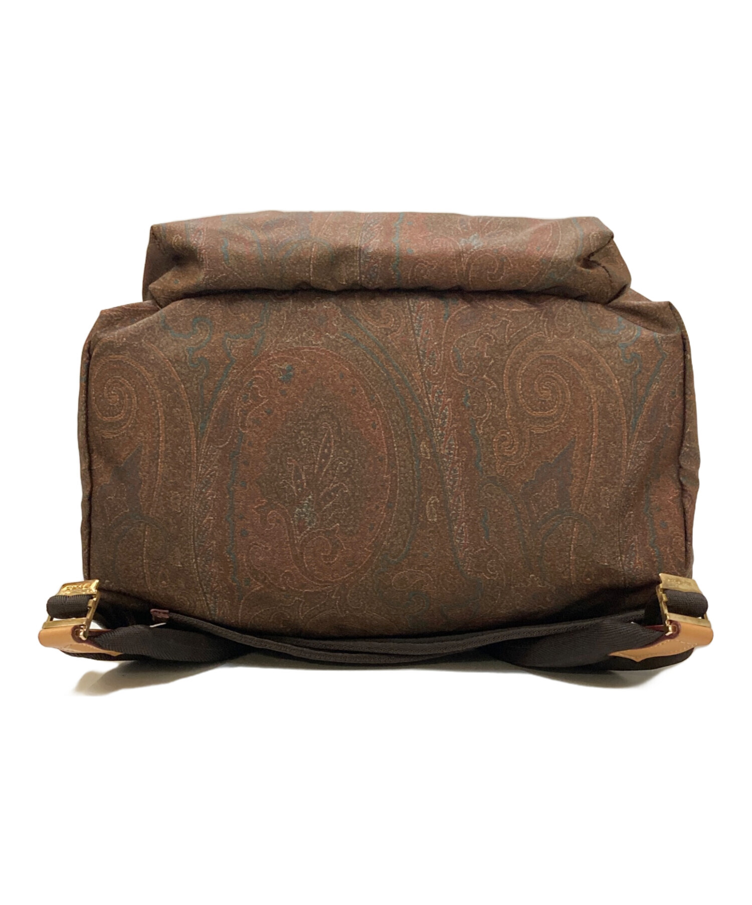 中古・古着通販】ETRO (エトロ) ペイズリー柄デイパック ブラウン