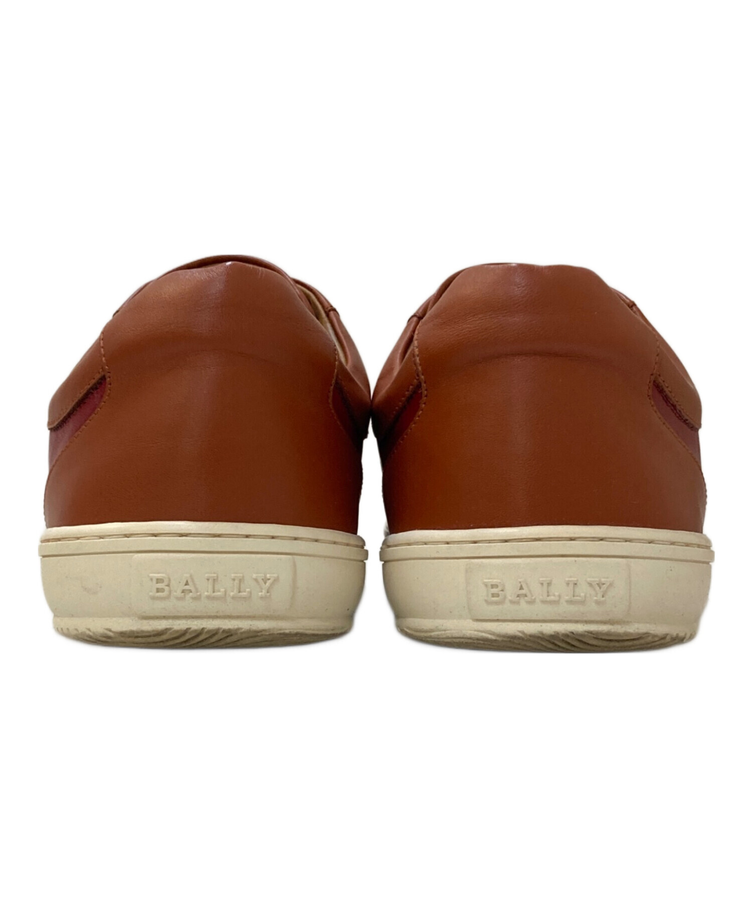 中古・古着通販】BALLY (バリー) レザースニーカー ブラウン サイズ:27