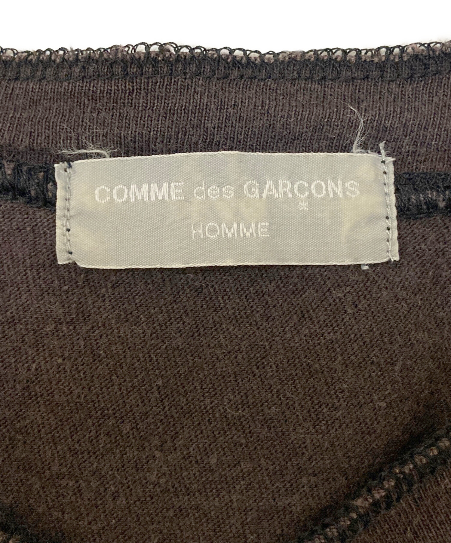 ブランド古着！80's フランス製 COMME des GARCONSカットソー 中古・古着通販】COMME des GARCONS HOMME (コムデギャルソン オム