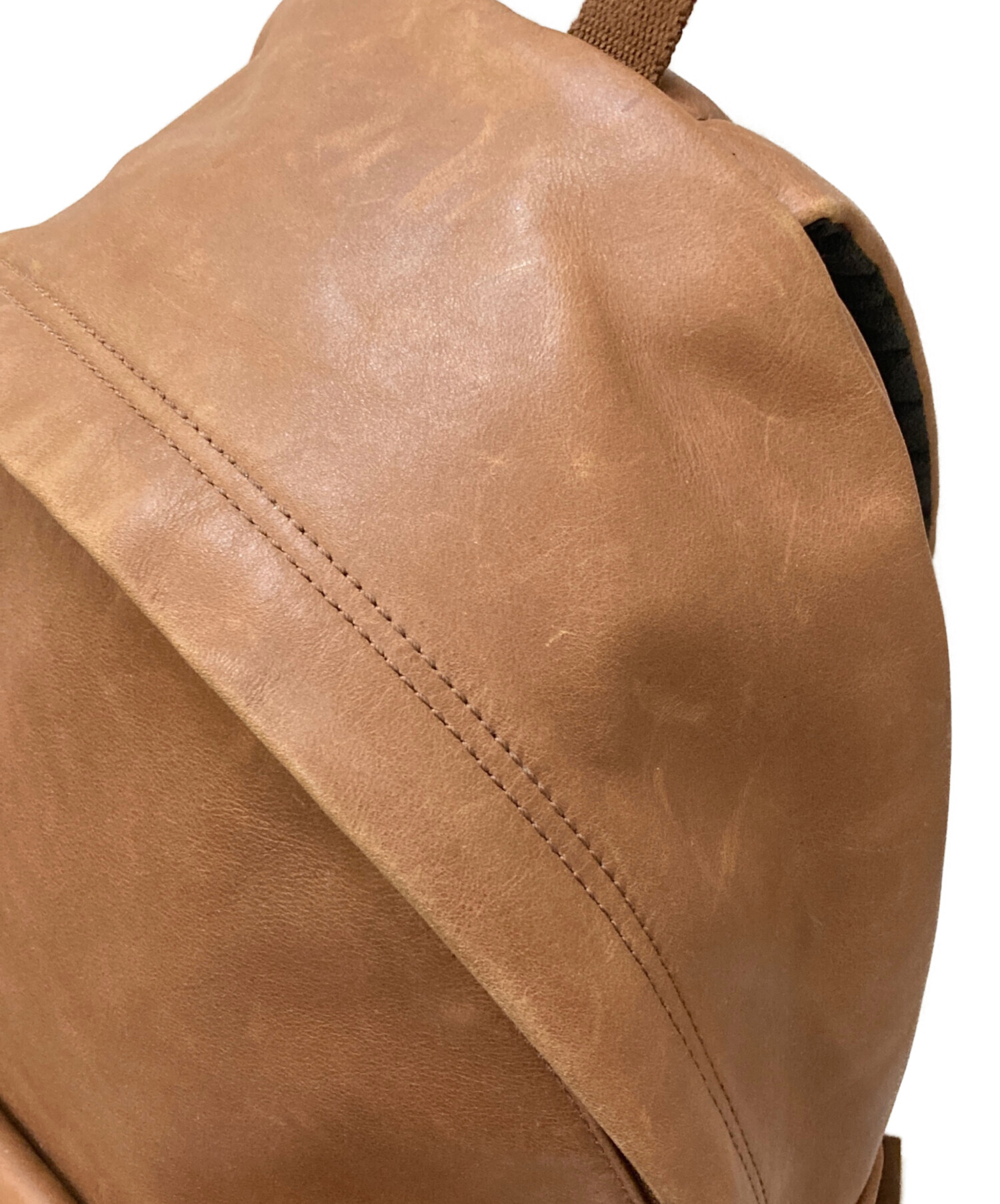 中古・古着通販】EASTPAK (イーストパック) レザーデイパック ブラウン