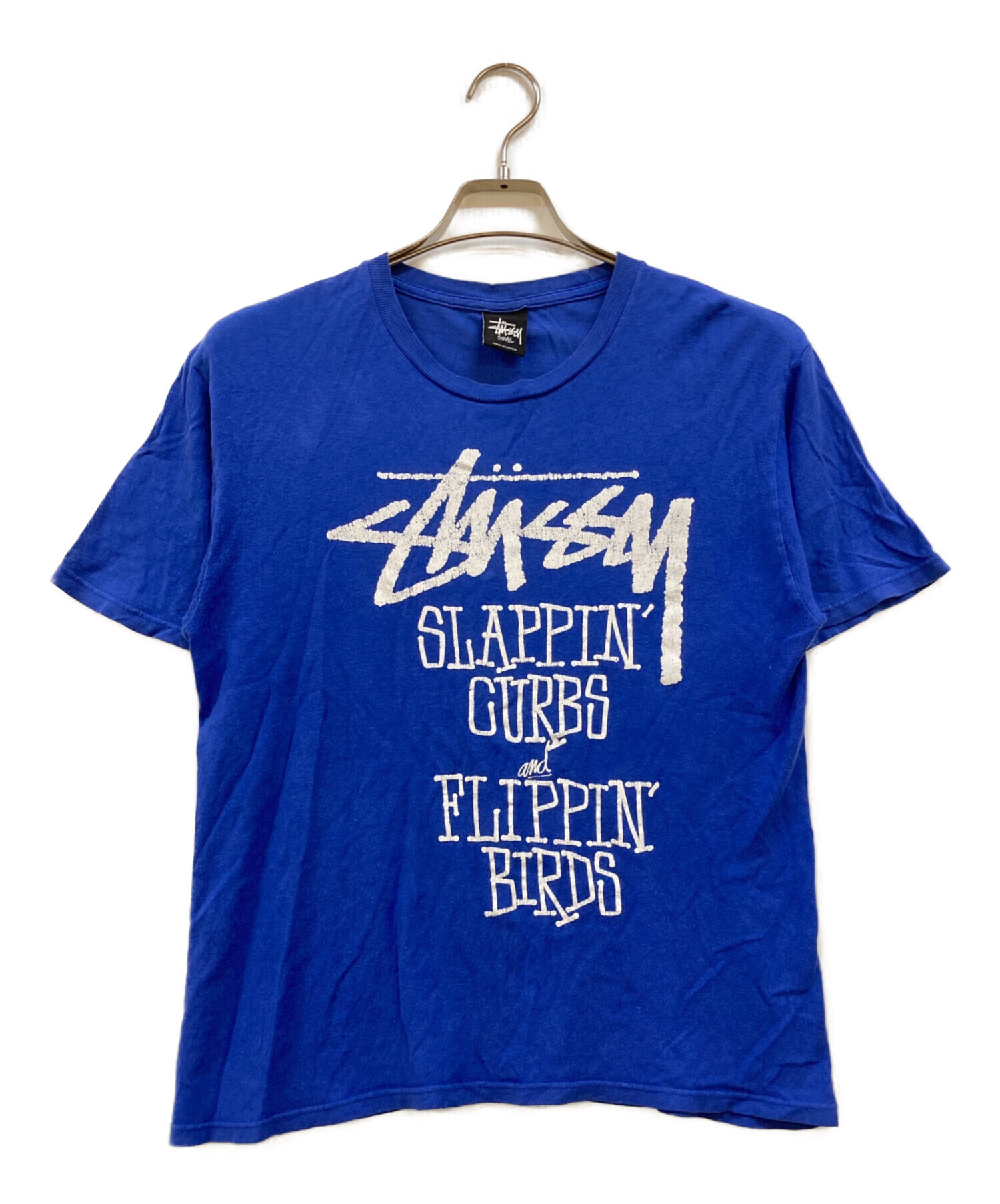 中古・古着通販】stussy (ステューシー) slappin curbs プリントT 