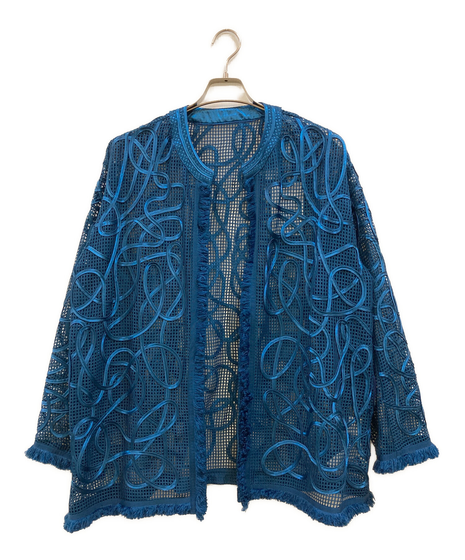 中古・古着通販】AMERI (アメリ) MEDI TAPE EMBROIDERY MESH ボタン