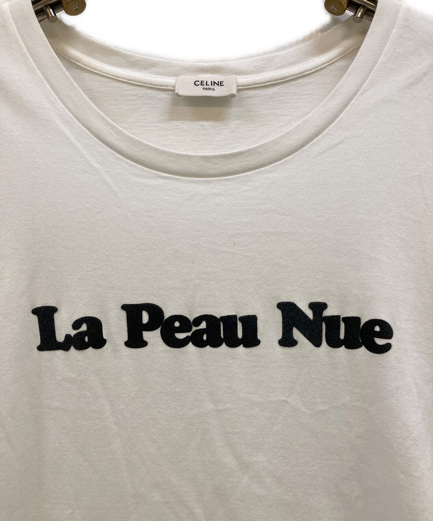 中古・古着通販】CELINE (セリーヌ) La Peau Nue フロッキープリント T