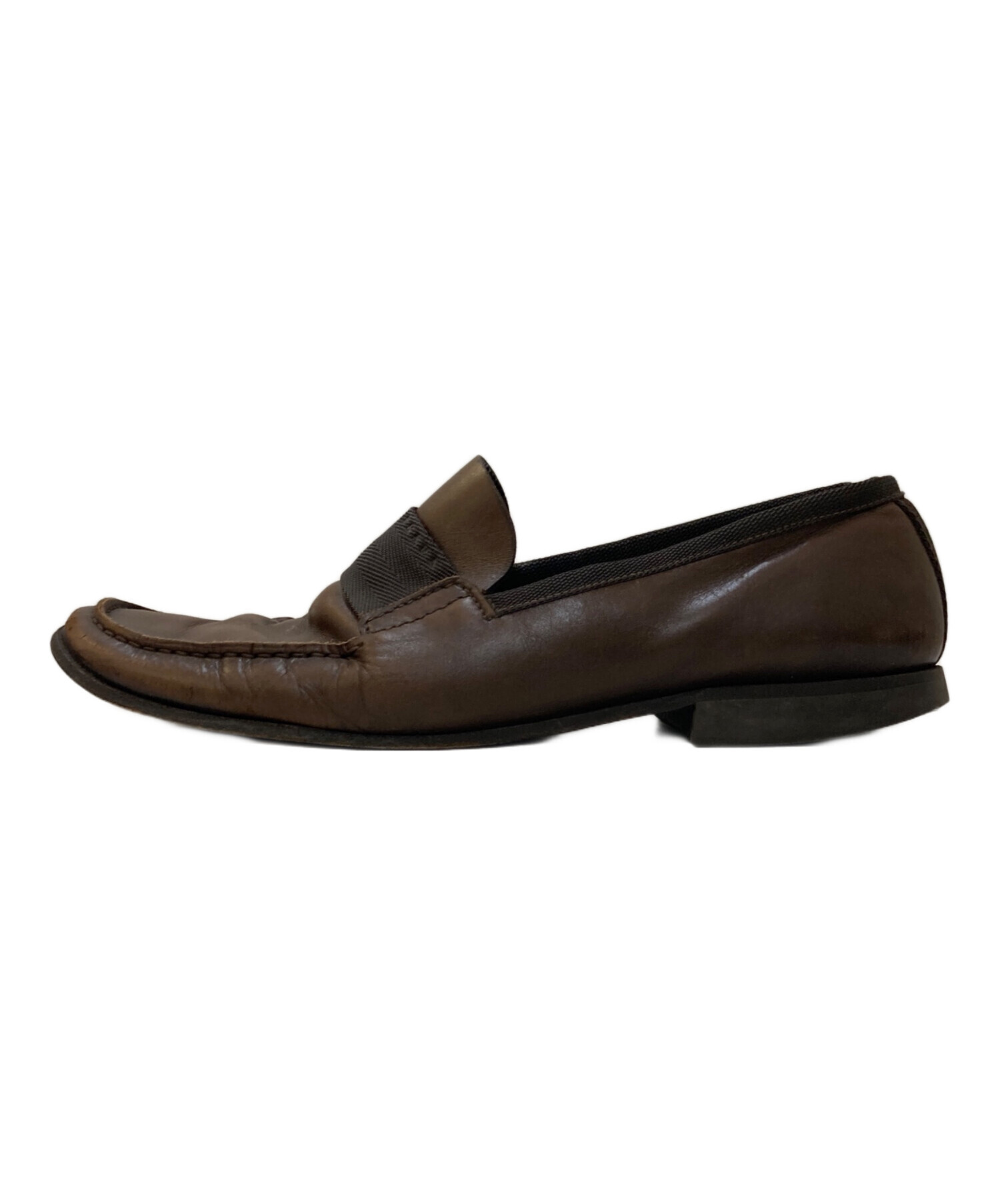 中古・古着通販】PRADA (プラダ) スクエアトゥ コインローファー