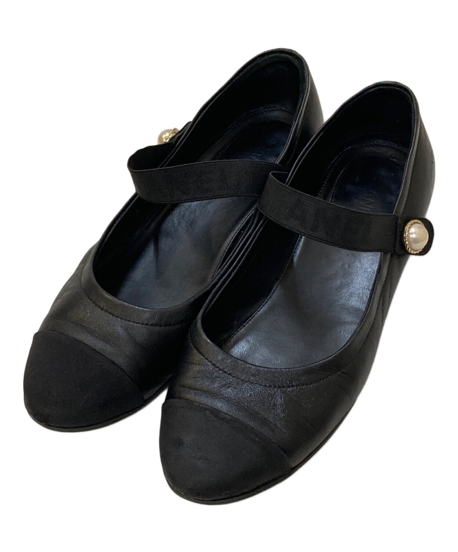 中古・古着通販】CHANEL (シャネル) バレリーナ パールビジュー