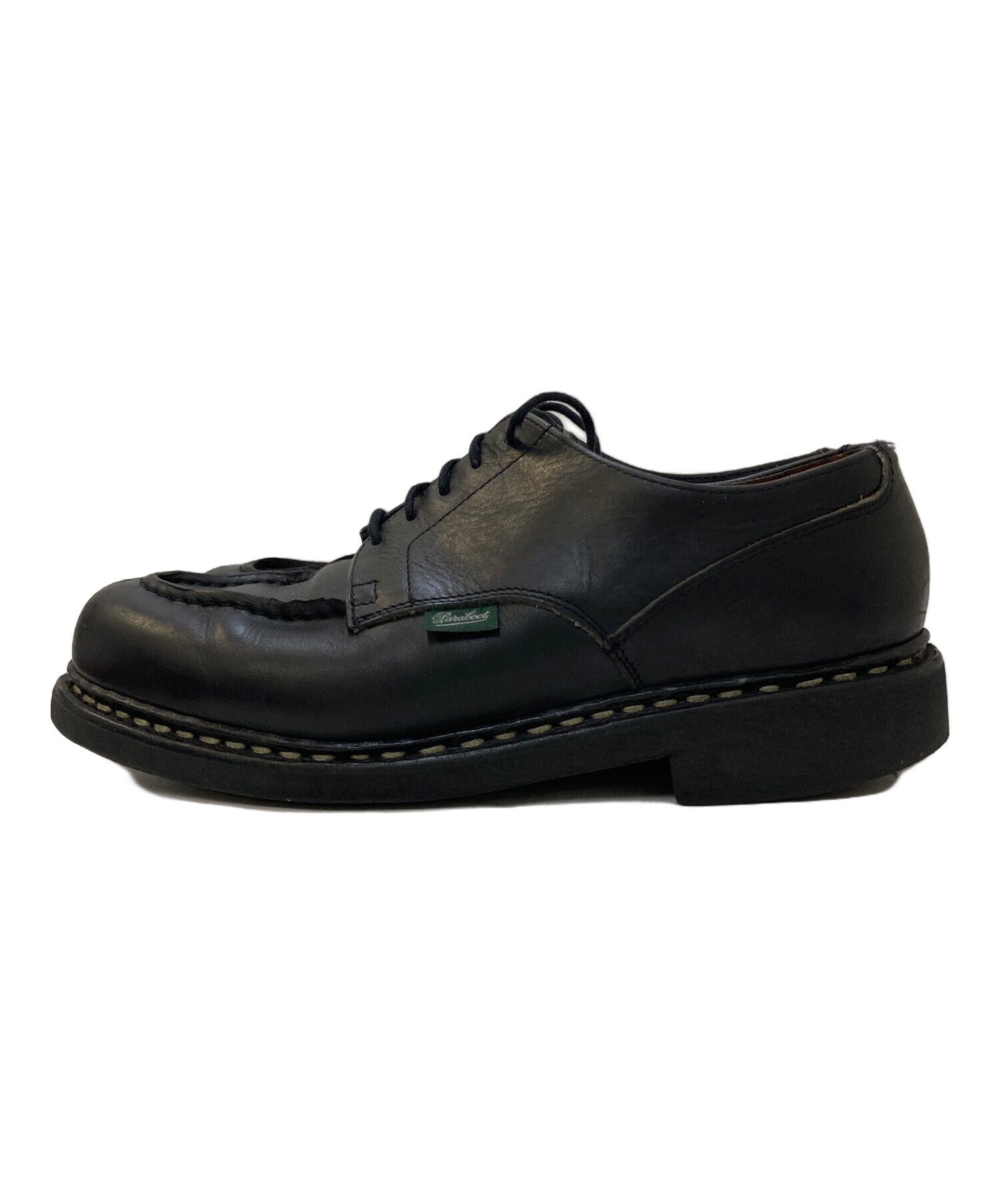 む*し様 【美品】Paraboot　CHANBORD　サイズ7.0 中古・古着通販】PARABOOT (パラブーツ) CHAMBORD ブラック サイズ:7F