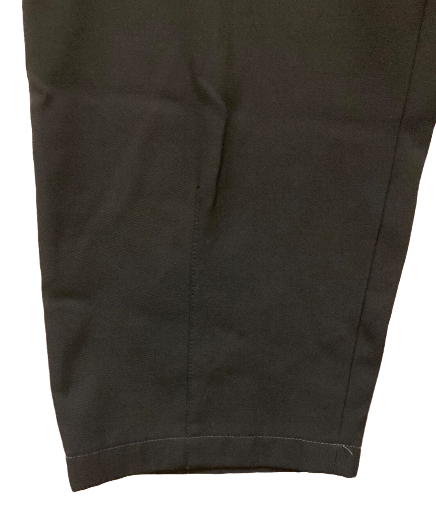 タグ付き新品未使用品JIL SANDER ウールギャバジン　スラックス　ブラック 中古・古着通販】JIL SANDER (ジルサンダー) ウールギャバジン