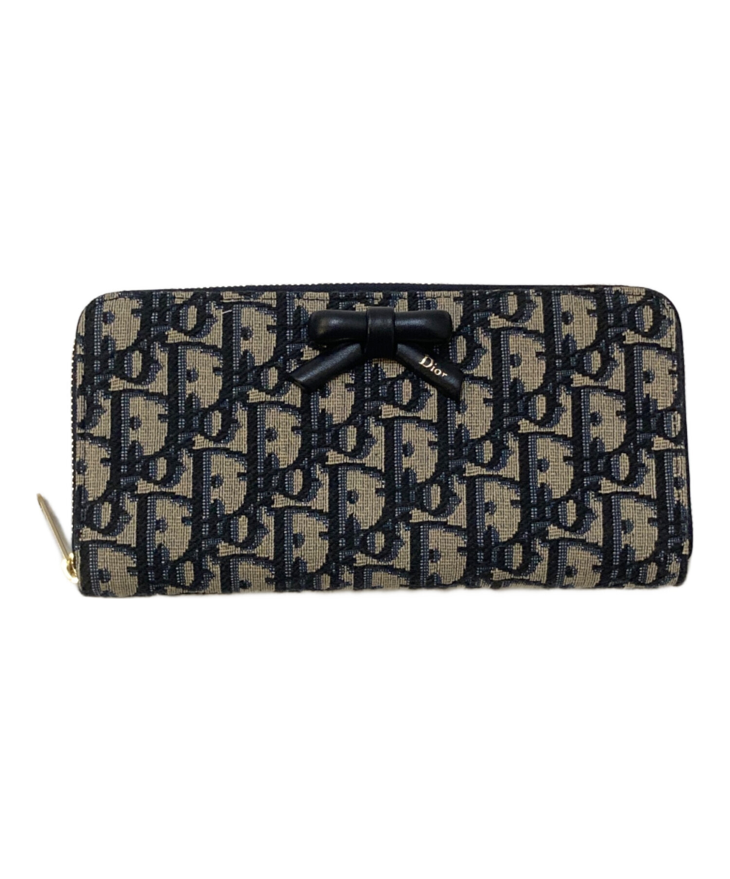 Dior 財布　中古品 中古・古着通販】DIOR (ディオール) OBLIQUE BOW LONG WALLET LI 928