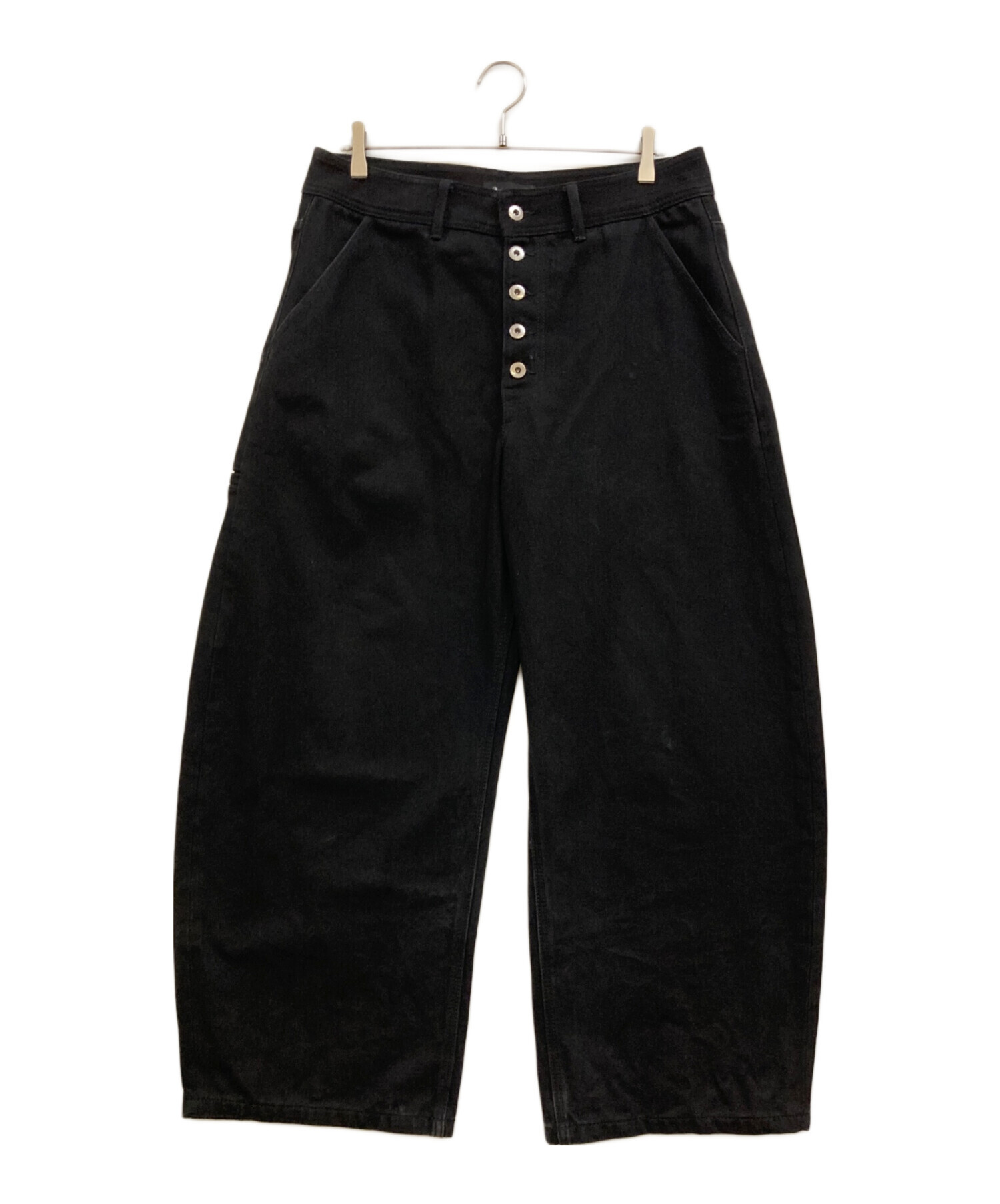 【完売品】　エイサップモード/Asapmode デニム ブラック 中古・古着通販】asapmode (エイサップモード) Raw Stacked Loose Fit