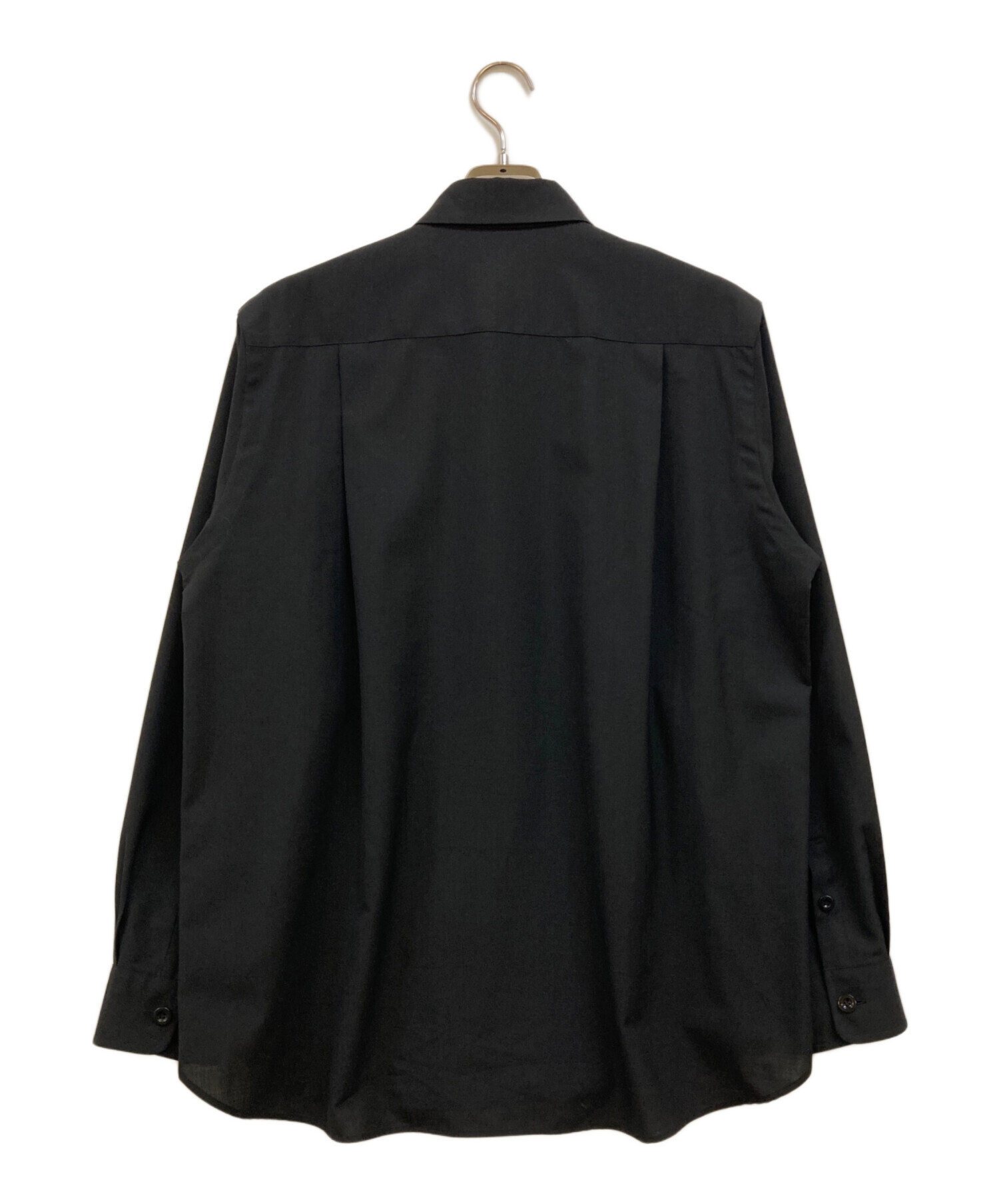 中古・古着通販】sacai (サカイ) ブラックプリーツシャツ ブラック