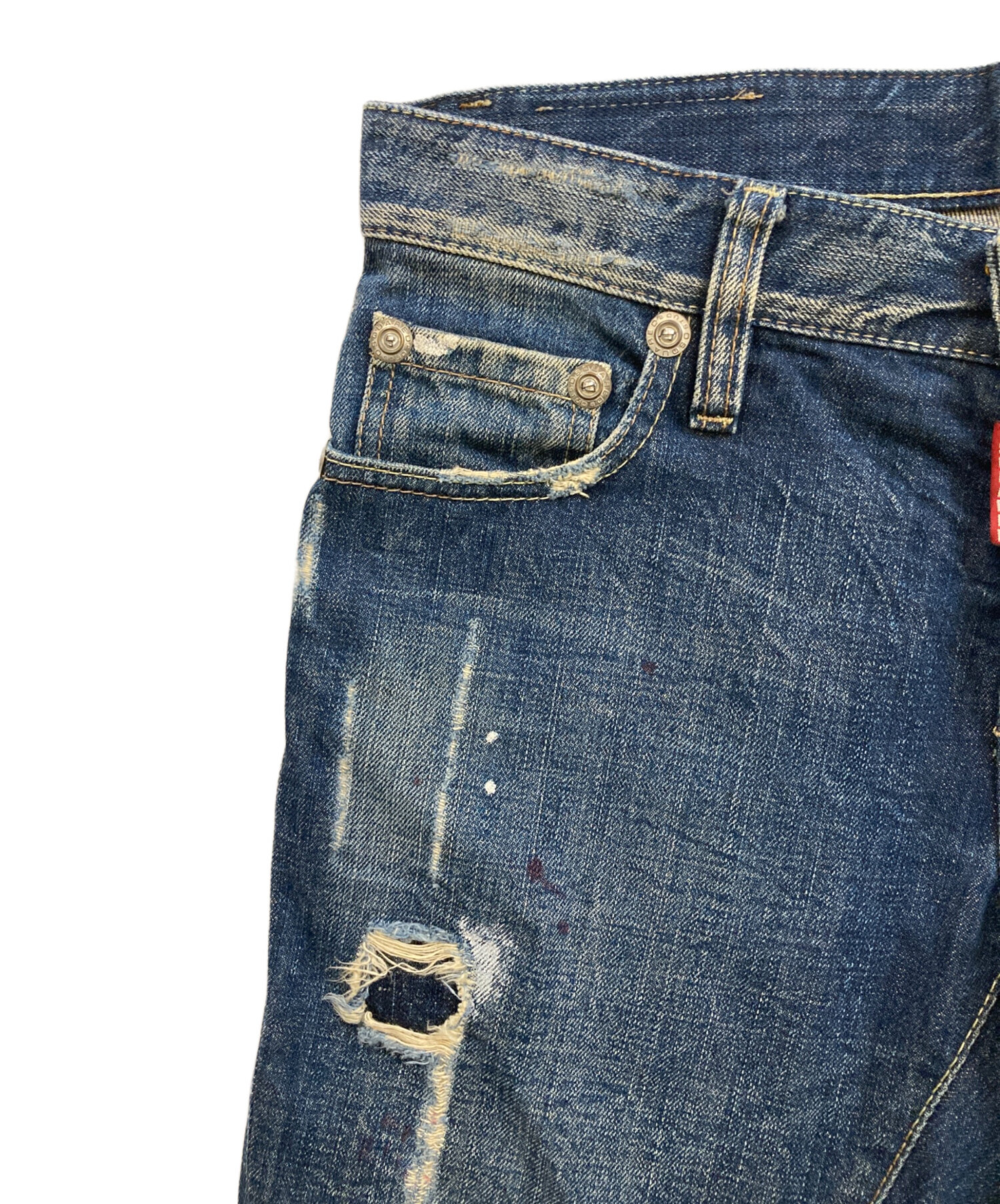 中古・古着通販】DSQUARED2 (ディースクエアード) ダメージ加工デニム