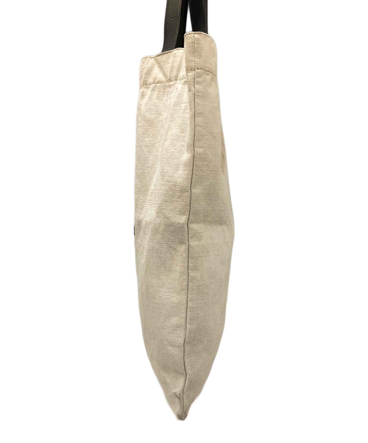 【JIL SANDER】キャンバス×レザー トートバッグ　タグ付き未使用 中古・古着通販】JIL SANDER (ジルサンダー) レザーハンドル
