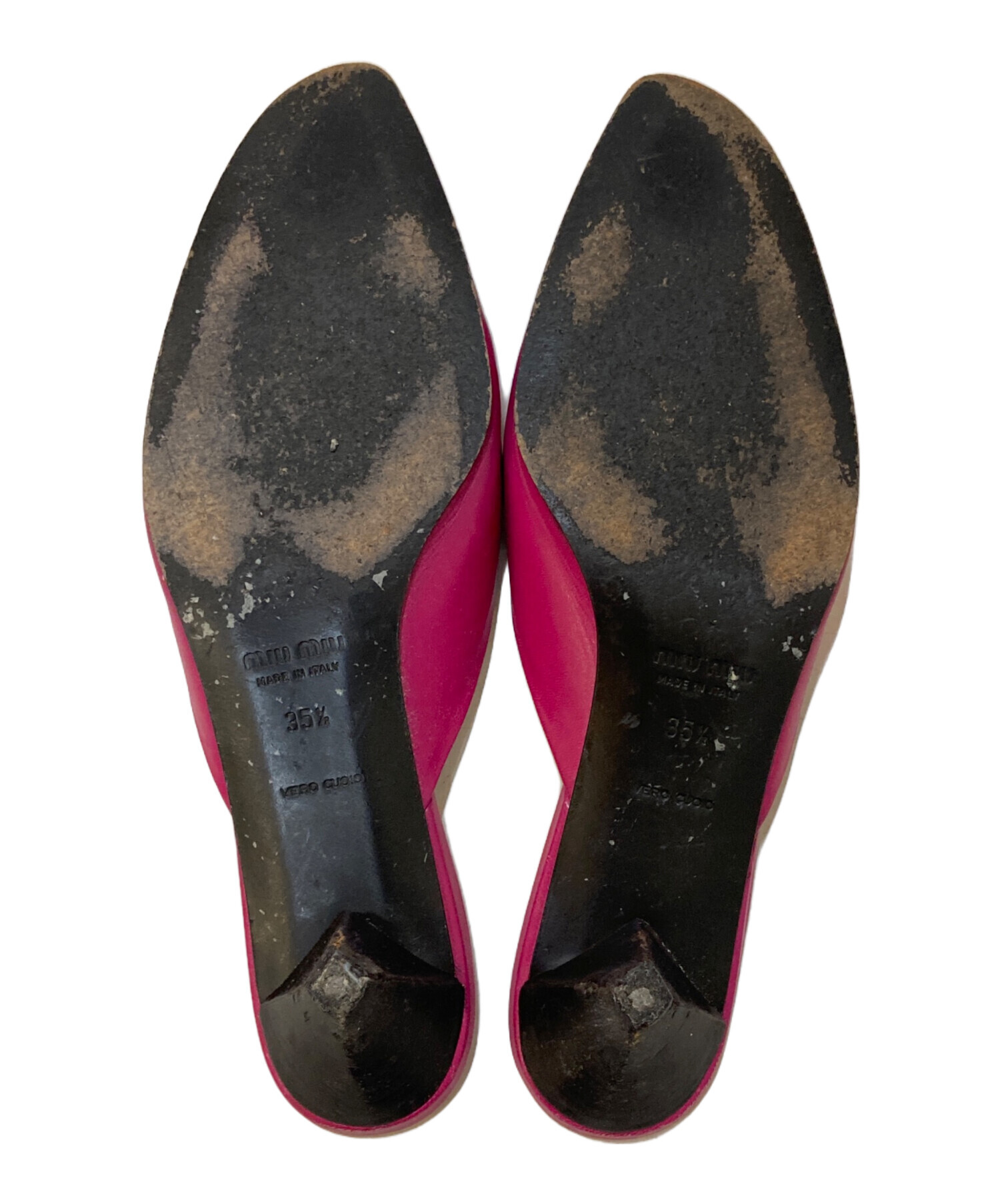 中古・古着通販】MIU MIU (ミュウミュウ) タッセル レザーミュール