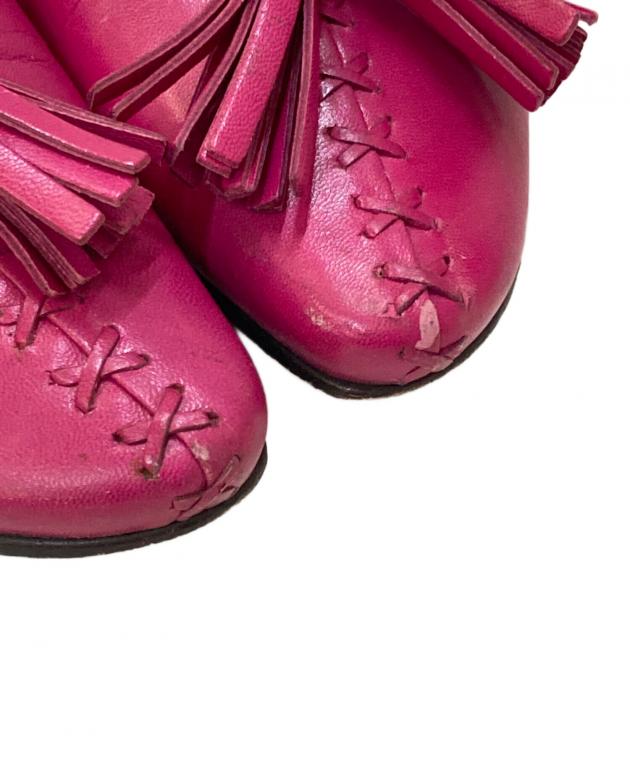 中古・古着通販】MIU MIU (ミュウミュウ) タッセル レザーミュール