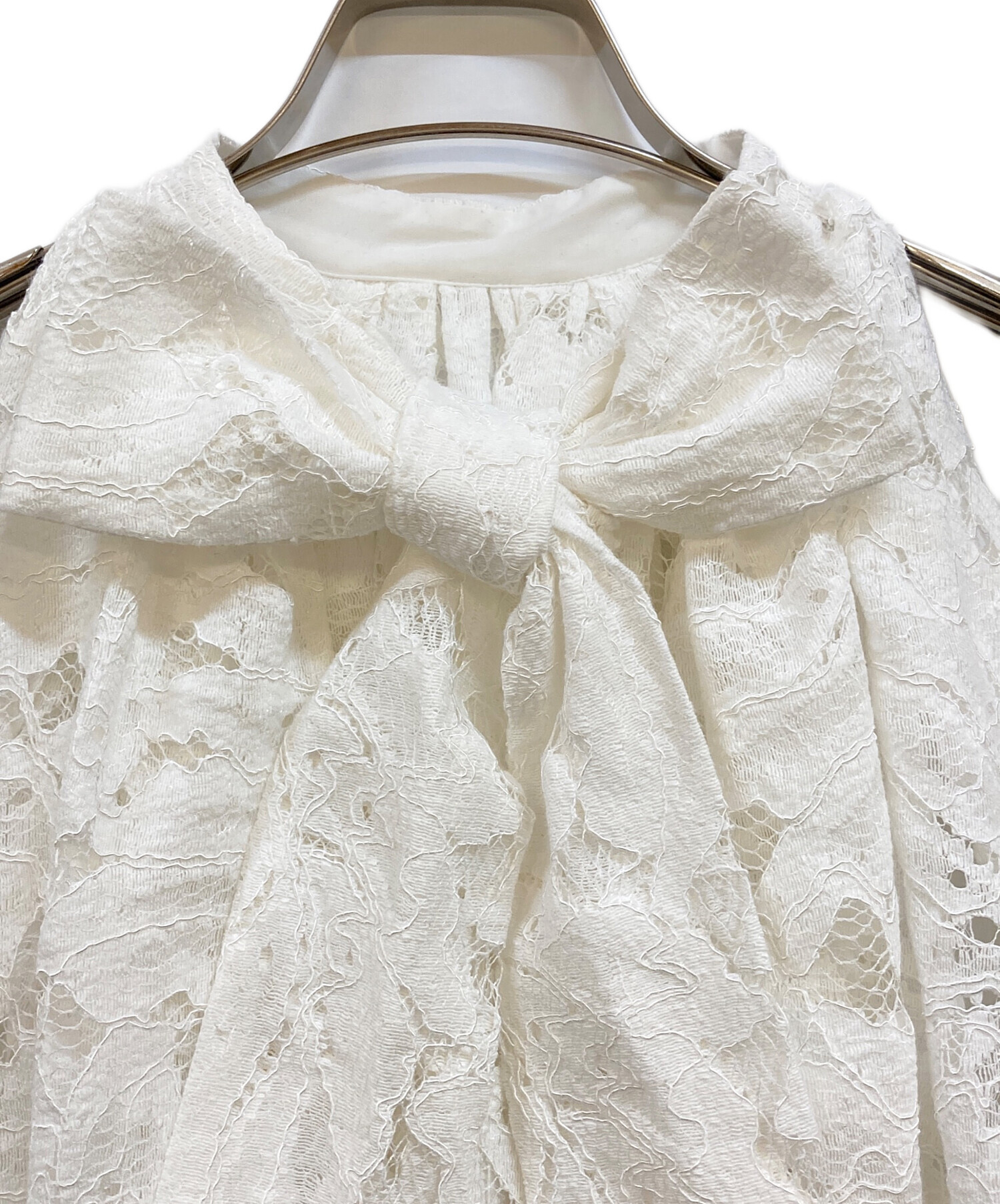 中古・古着通販】cygne (シーニュ) レースバルーントップス Nico