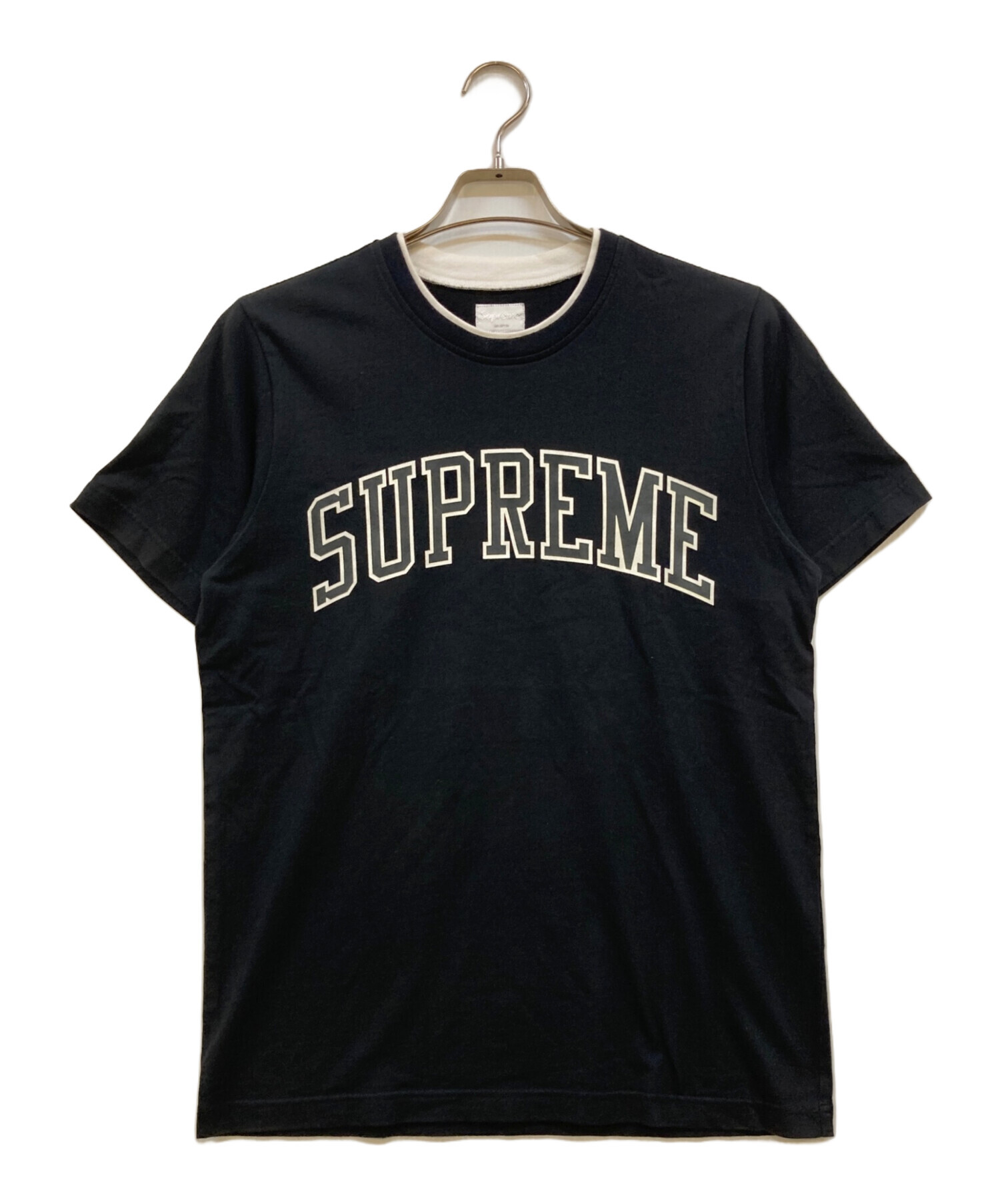 supremeシュプリームアーチロゴＴシャツ 中古・古着通販】Supreme (シュプリーム) アーチロゴT ブラック サイズ