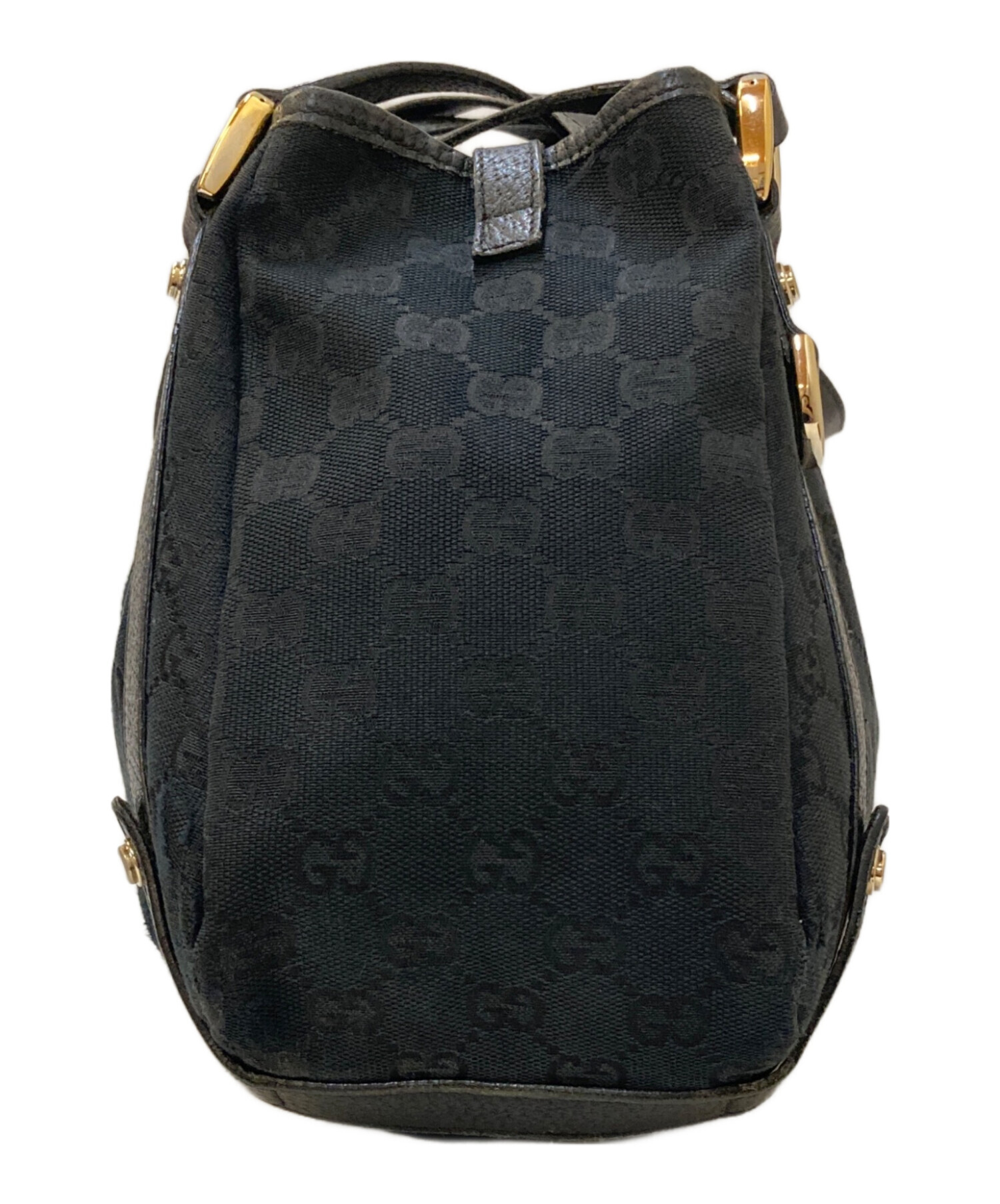 グッチ GGキャンバス アビー レザー トートバッグ ショルダーバッグ 中古・古着通販】GUCCI (グッチ) アビー GGキャンバス レザー切替