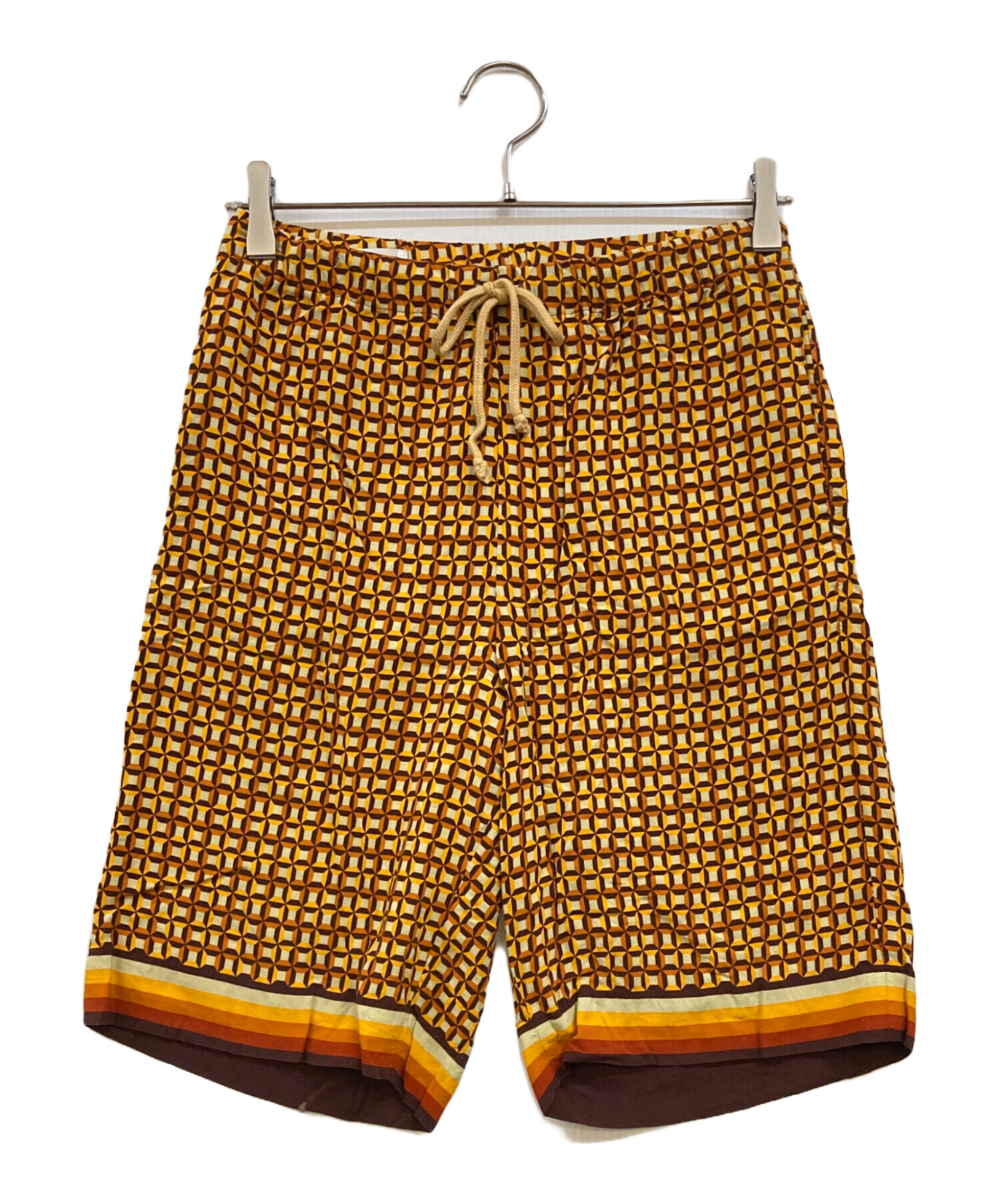 DRIES VAN NOTEN カモ柄ワイドショーツ48 中古・古着通販】DRIES VAN NOTEN (ドリスヴァンノッテン) 総柄