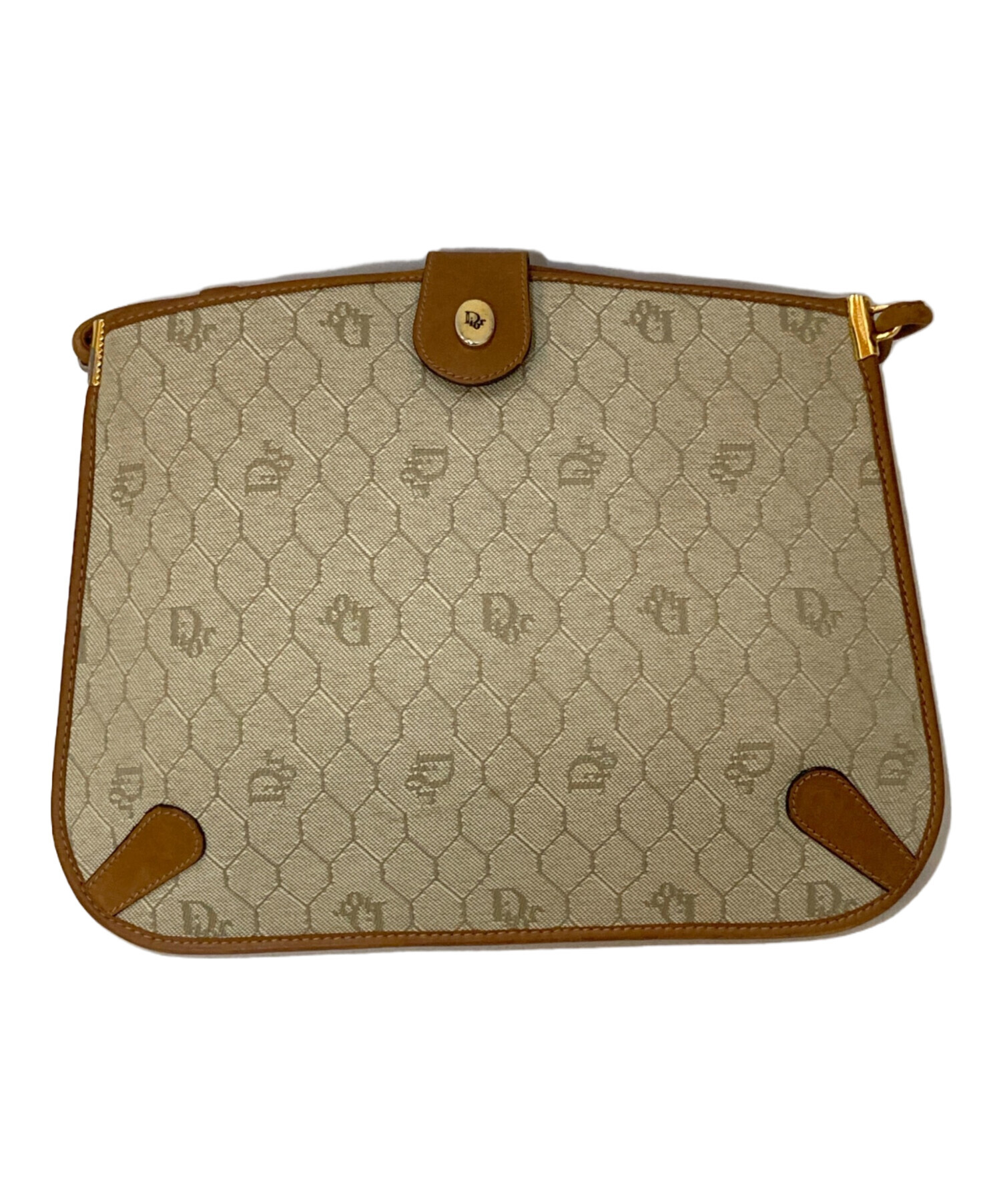 ディオール　Christian Dior ハニカム柄 巾着 ショルダーバッグ 中古・古着通販】Christian Dior (クリスチャン ディオール) ハニカム