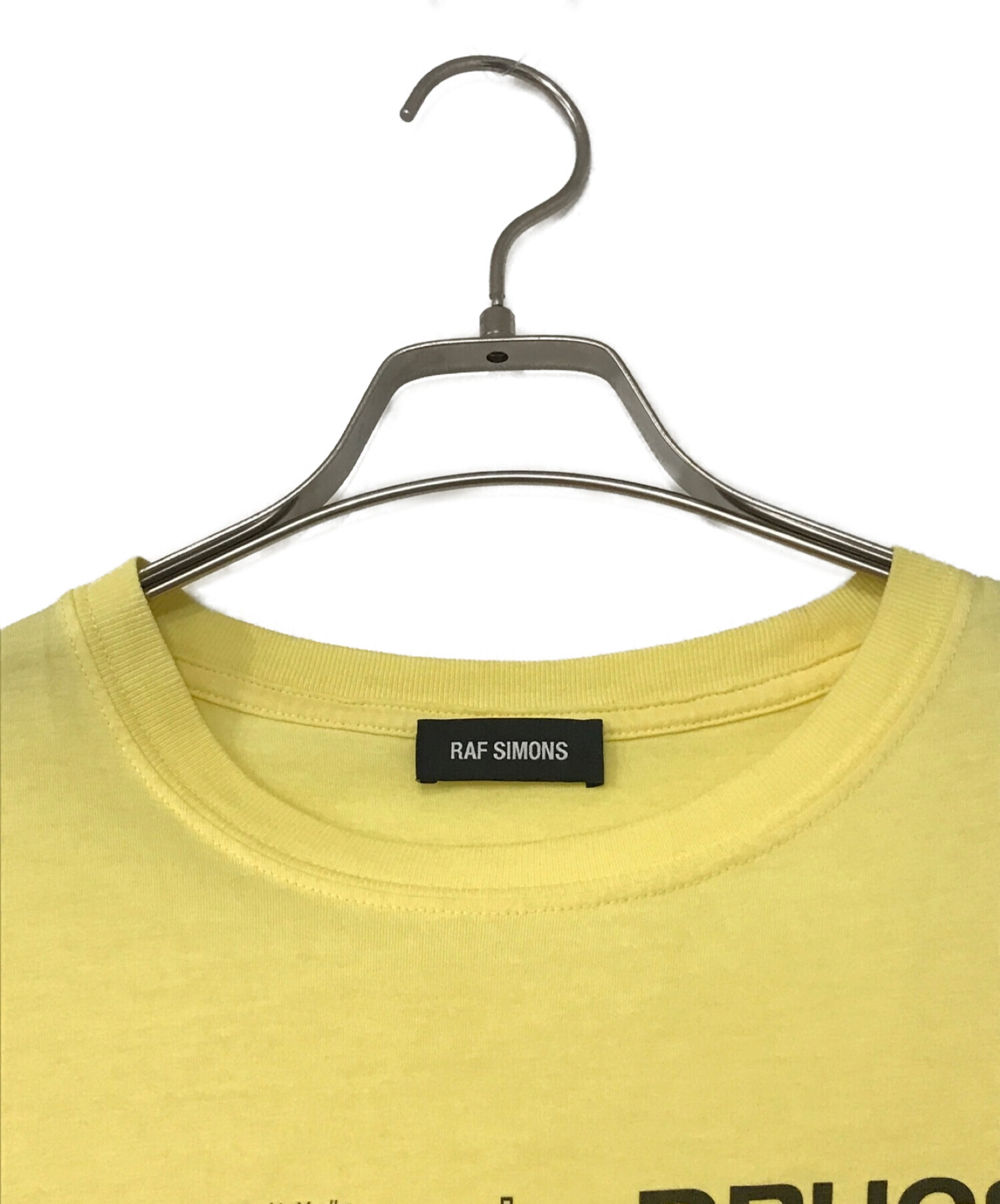 中古・古着通販】RAF SIMONS (ラフシモンズ) 18AW DRUGS TEE イエロー